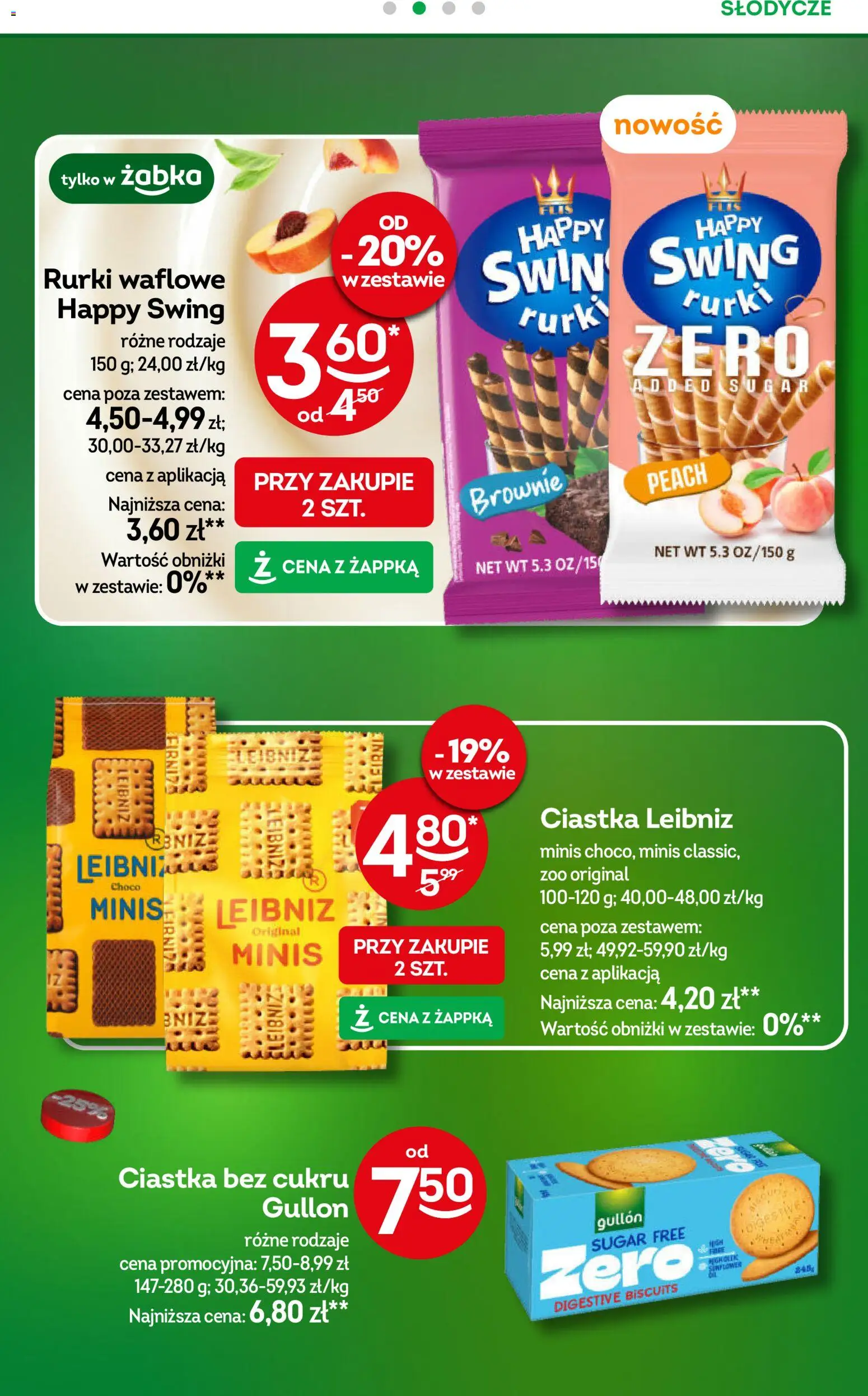 Żabka gazetka od 22.04.2026 | Strona: 32 | Produkty: Słodycze, Brownie, Ciastka, Rurki waflowe