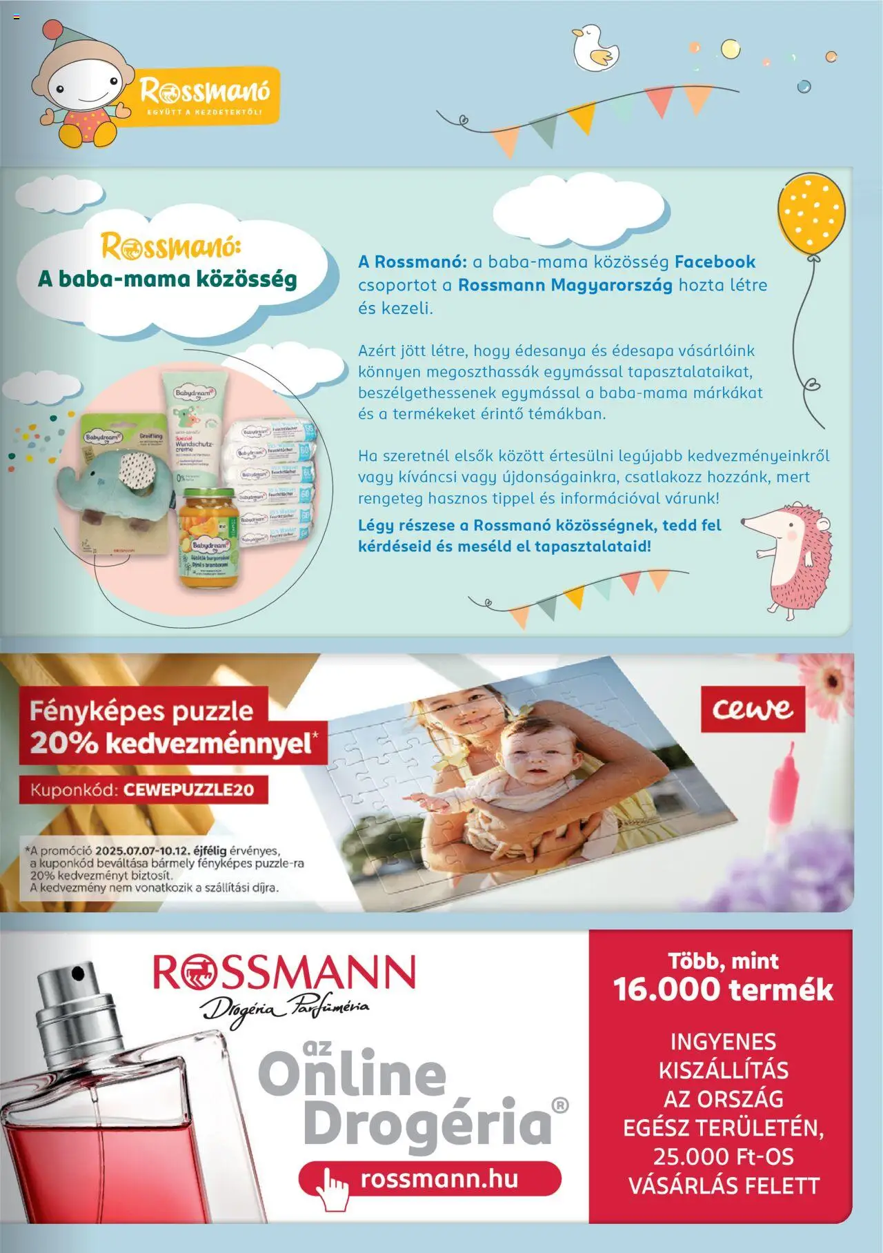 Rossmann akciós ujság - amely érvényes a következő dátumtól: 04.08.2025 | Oldal: 11 | Termékek: Puzzle