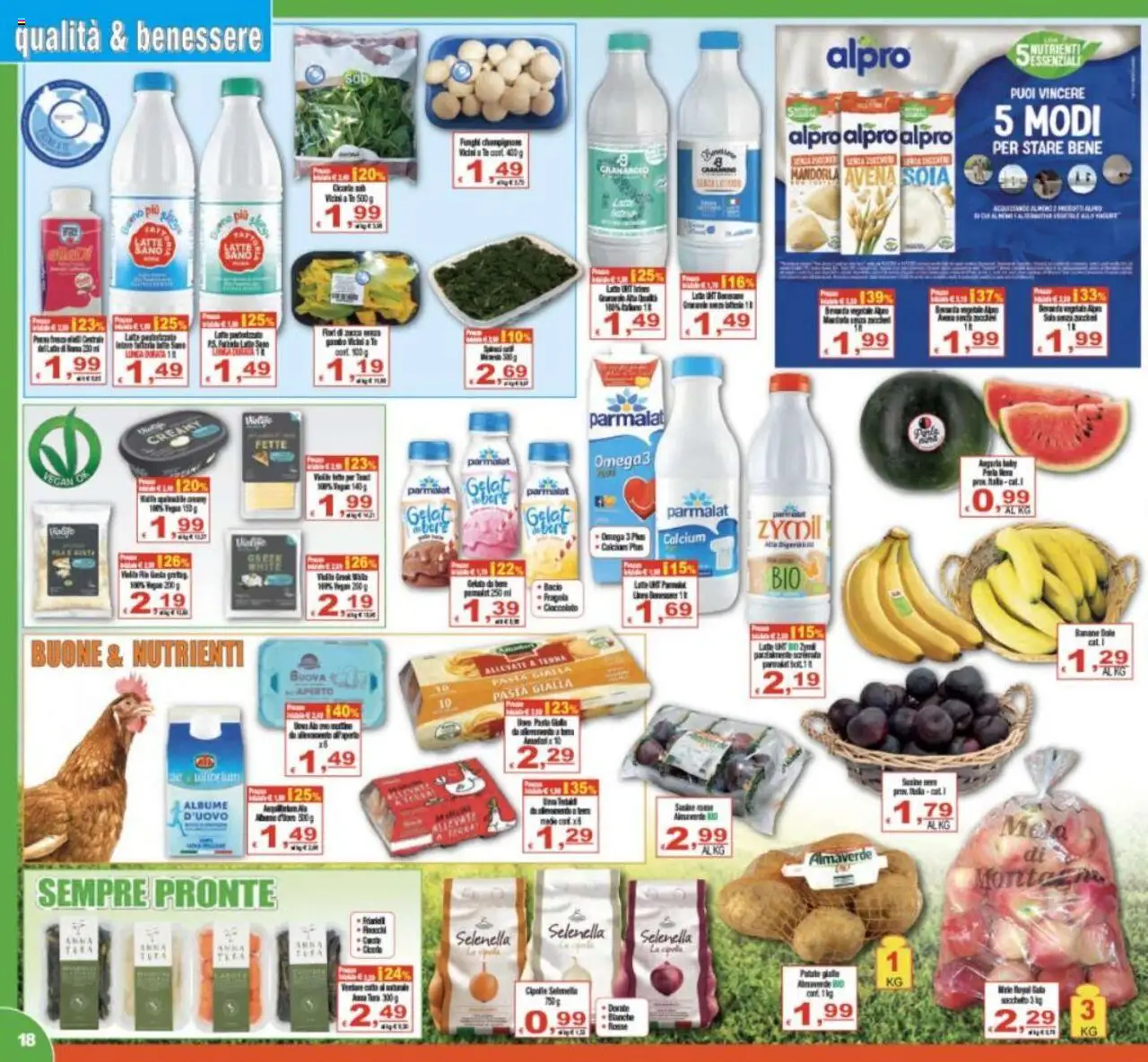 Volantino CTS del 17.09.2025 | Pagina: 18 | Prodotti: Banane, Pasta, Funghi, Terra