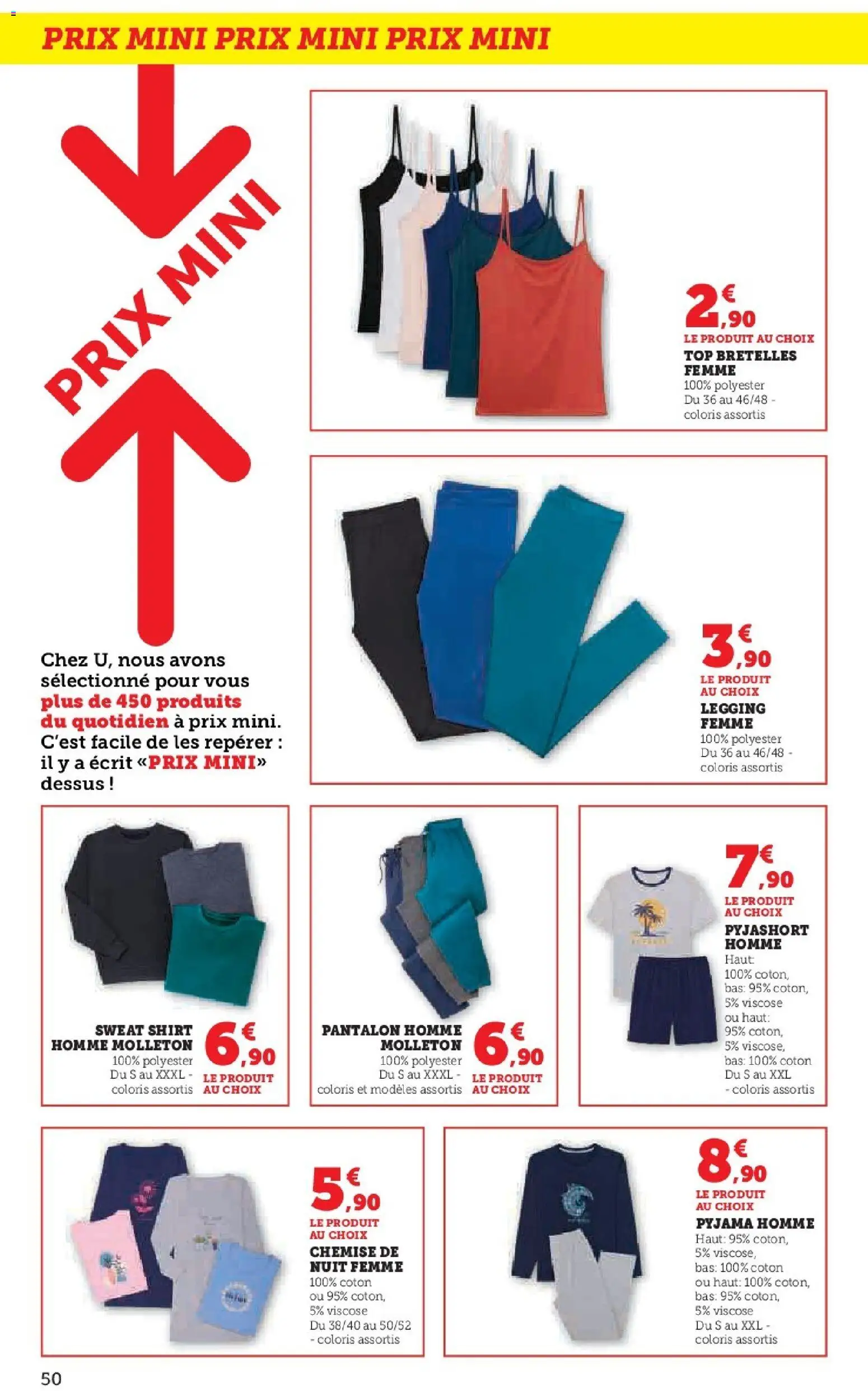 {H1} | Page: 50 | Produits: Coton, Chemise, Pantalon, Pyjama