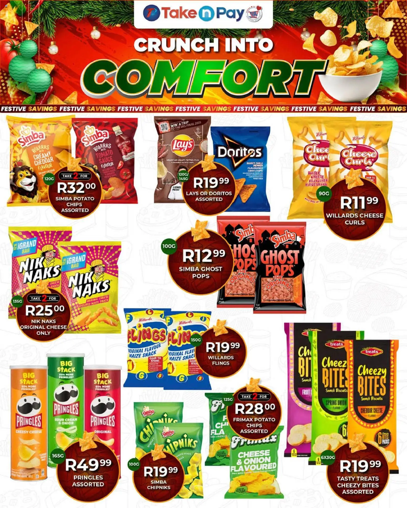 New Take n Pay catalogue – valid from 08.12.2025 | Page: 11 | Products: Cheese, Biscuits, Sauce, Pepper