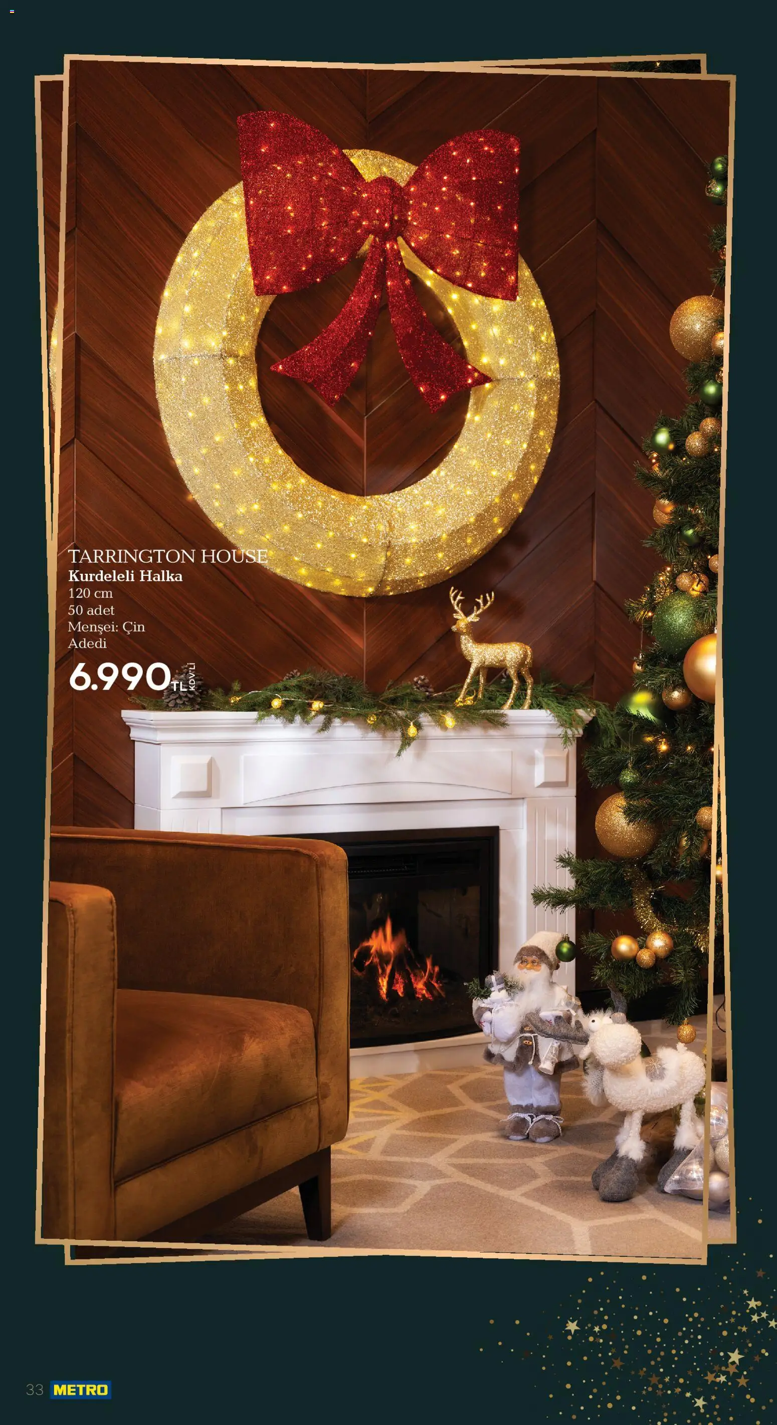 Metro - Yılbaşı Dekorasyon Kataloğu - 18.11.2025 tarihinden itibaren geçerlidir | Sayfa: 33 | Ürünler: Cin