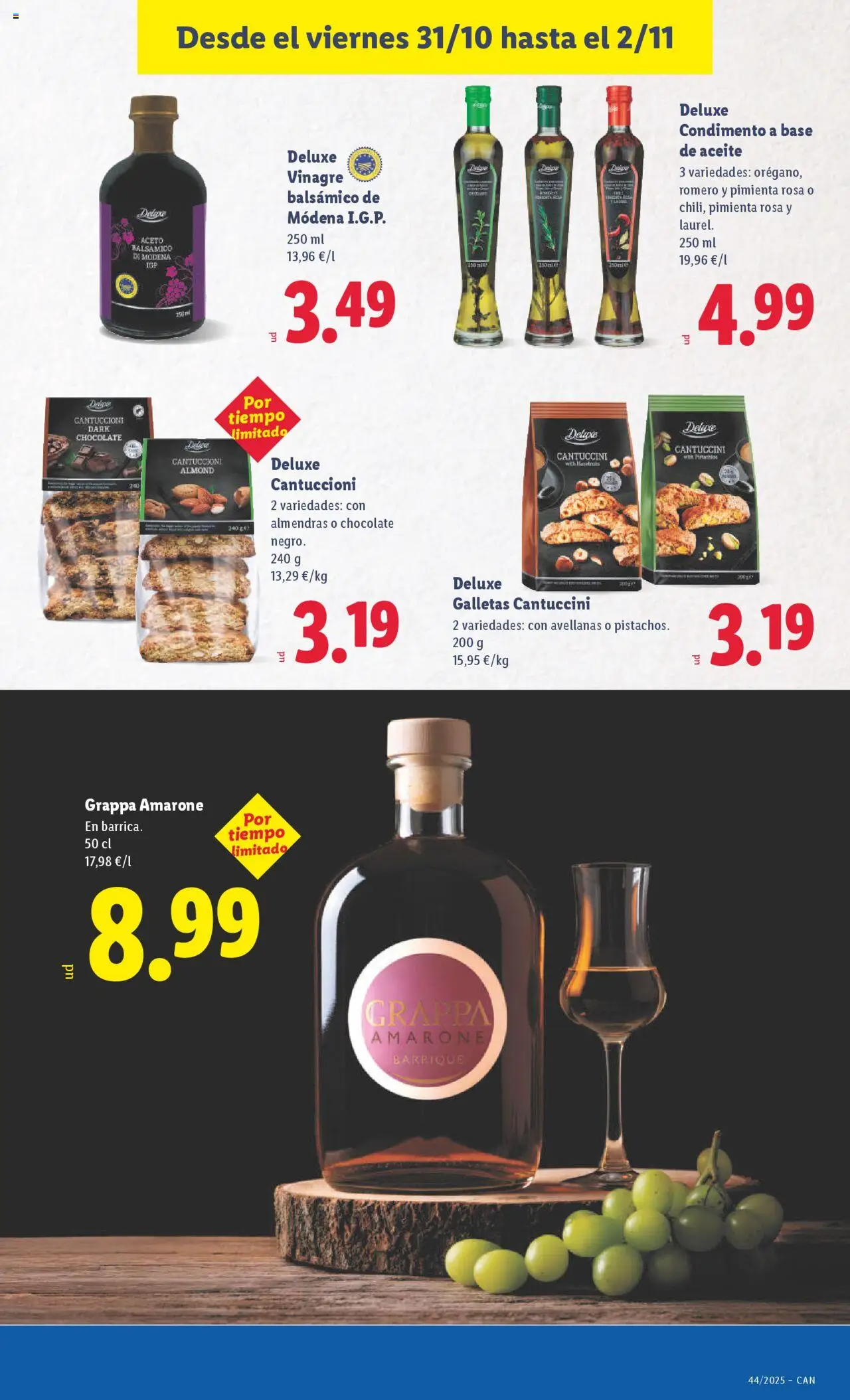 Lidl - Canarias │ válido desde el 27.10.2025 | Página: 25 | Productos: Aceite, Chocolate, Galletas, Δεξαμενή