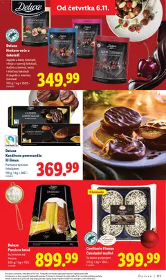 Confiserie Firenze Čokoladni mafini, Sa kakao punjenjem - pregled Lidl kataloga - važi od 06.11.2025 | Strana: 21 | Proizvode: Jagode, Kolač, Limun