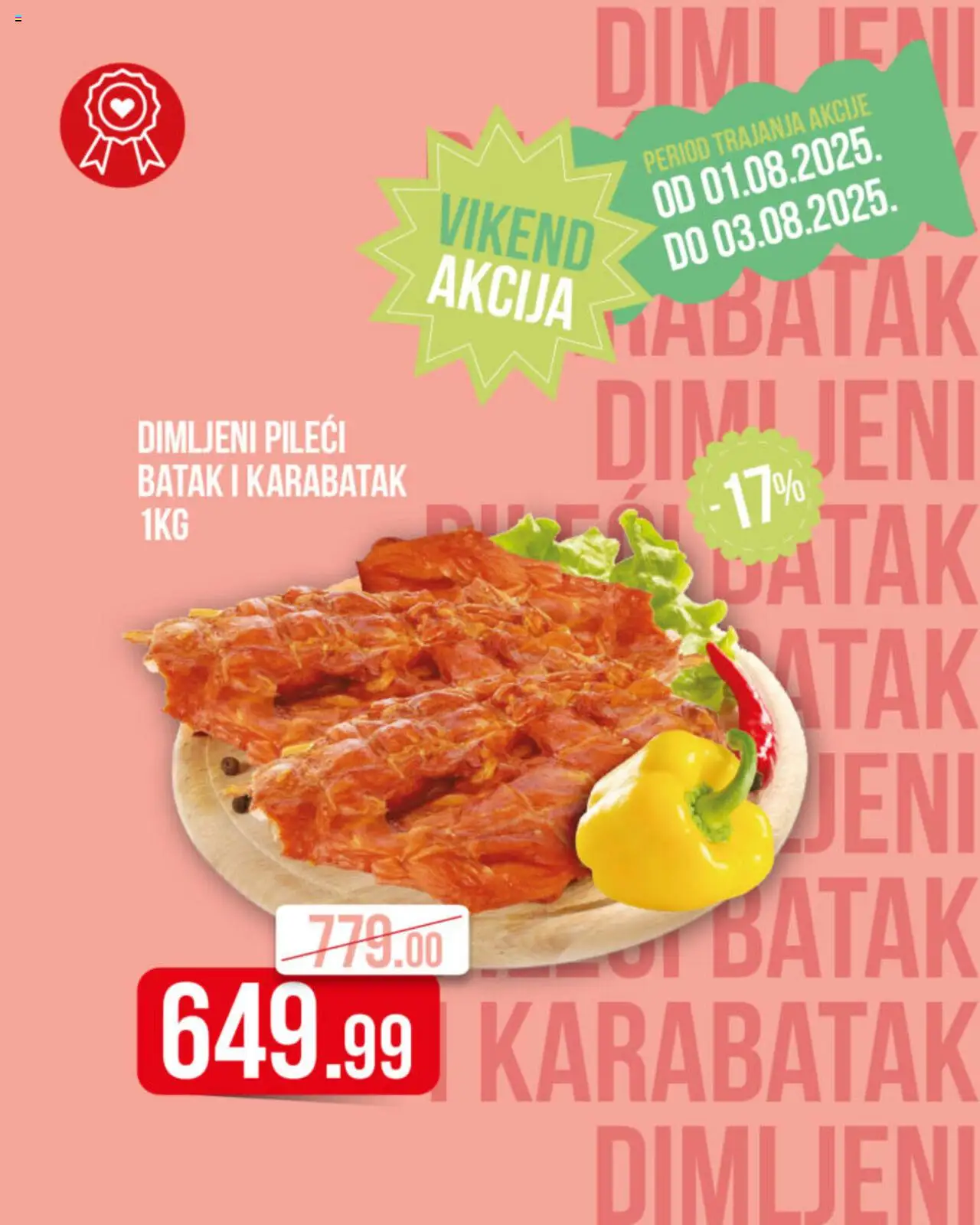 Metalac Proleter katalog - važi od 01.08.2025 | Strana: 2 | Proizvode: Pileći batak
