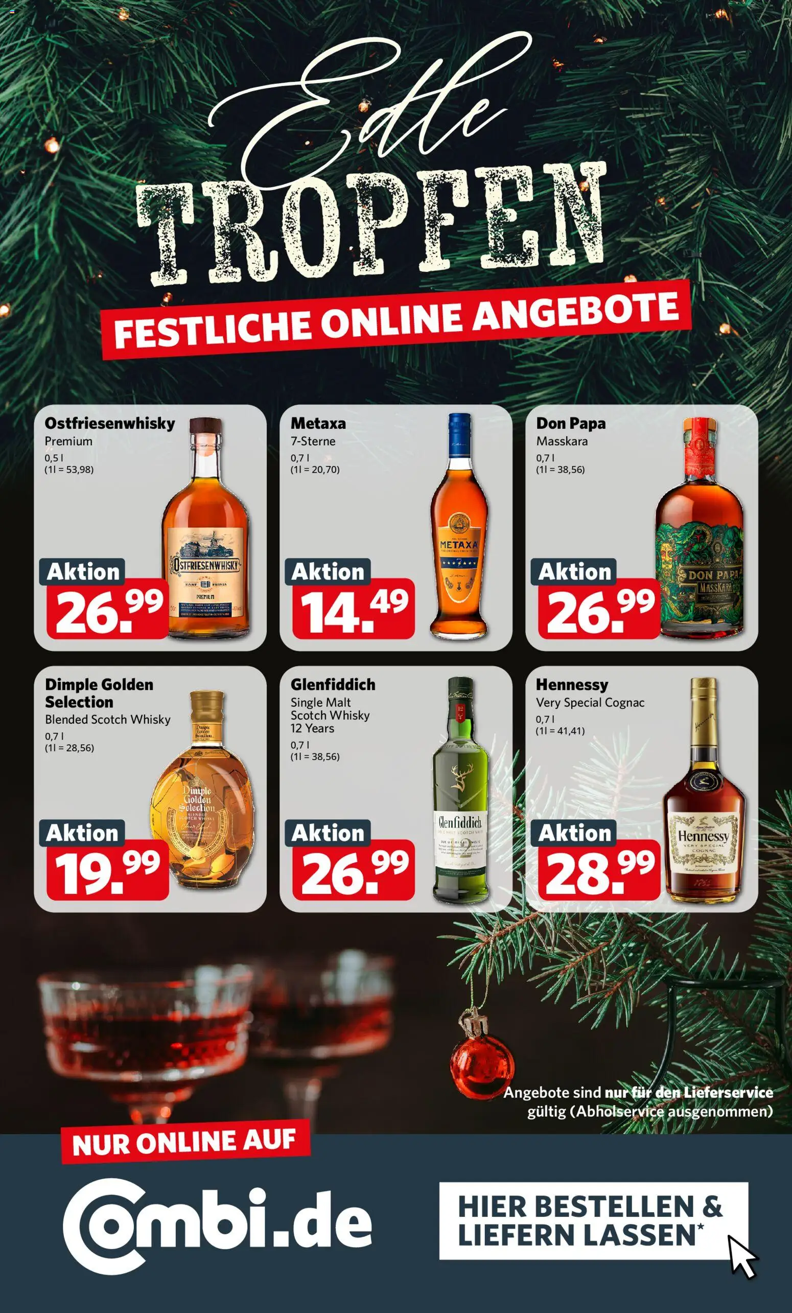 Combi Prospekt 	 – gültig ab 17.11.2025 | Seite: 31 | Produkte: Whisky, Metaxa