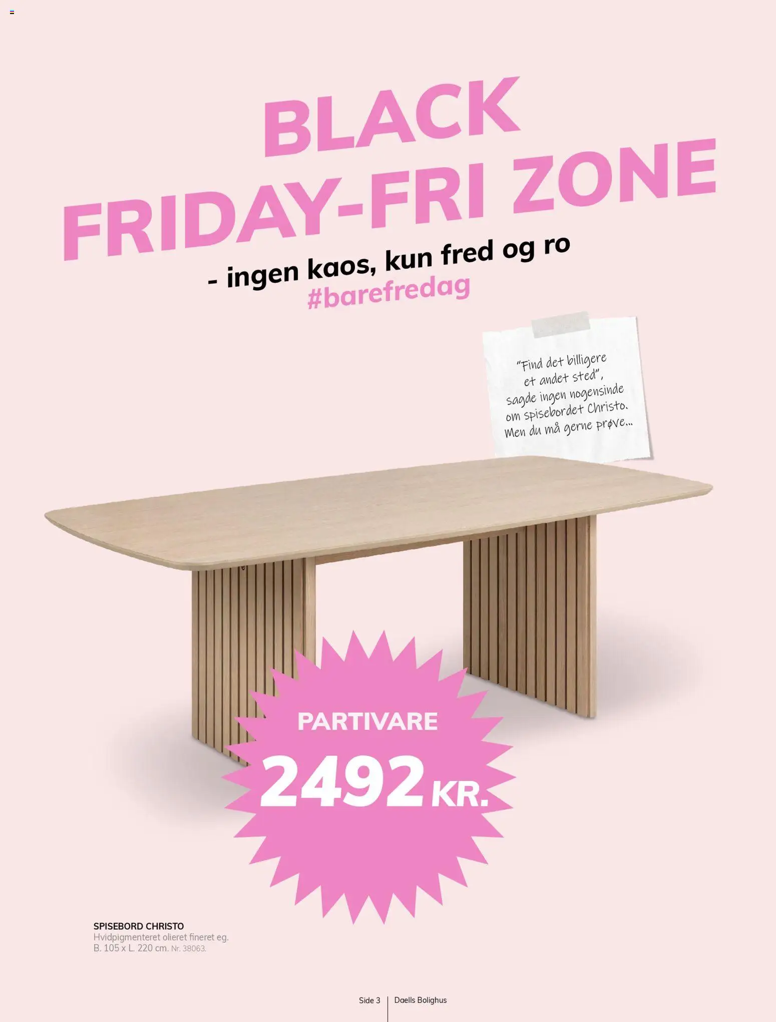 Daells Bolighus tilbudsavis – gyldig fra 21.11.2025 | Side: 3