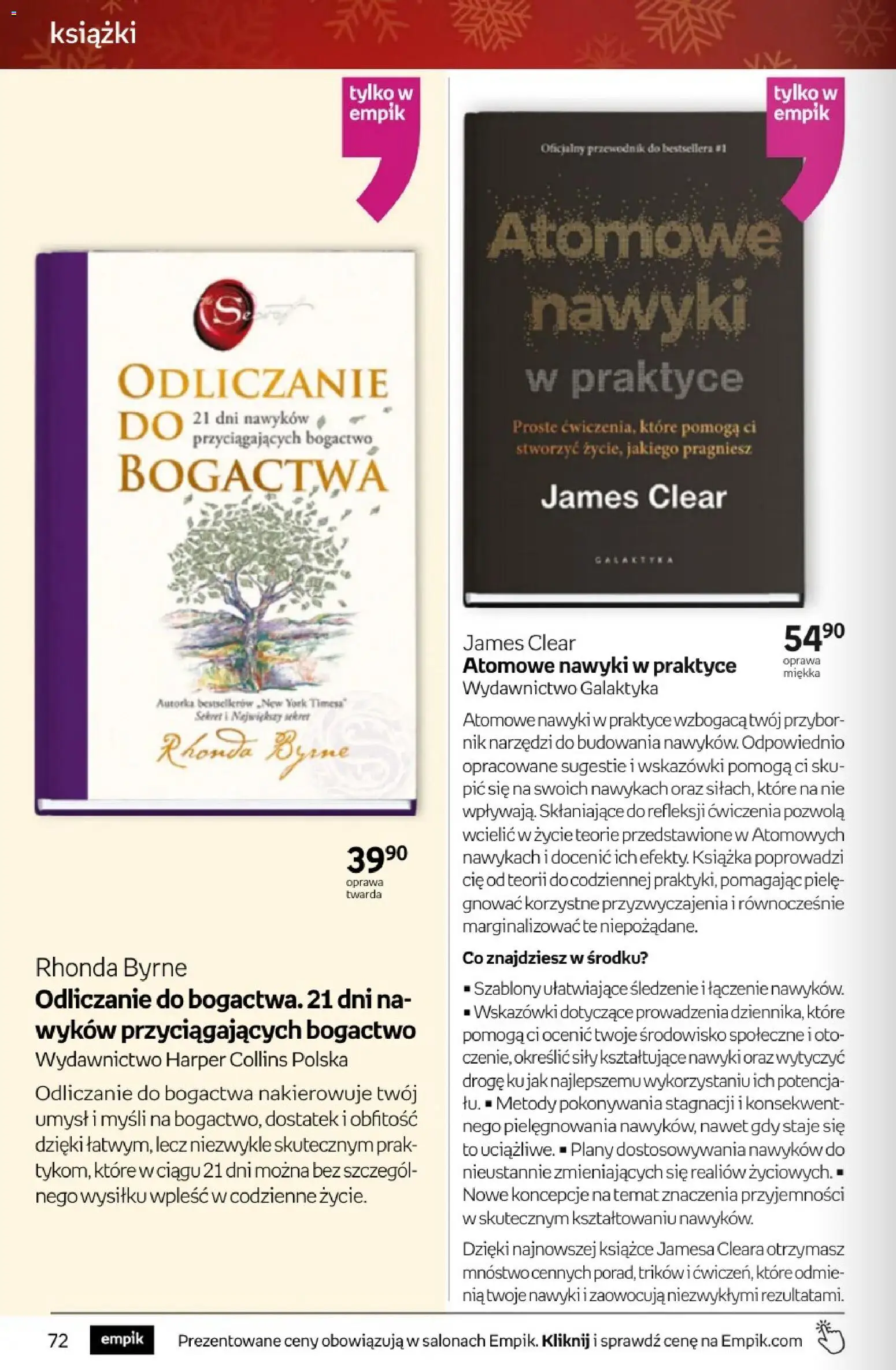 Empik promocje - Tom kultury Książki od 10.12.2025 | Strona: 72 | Produkty: Książki