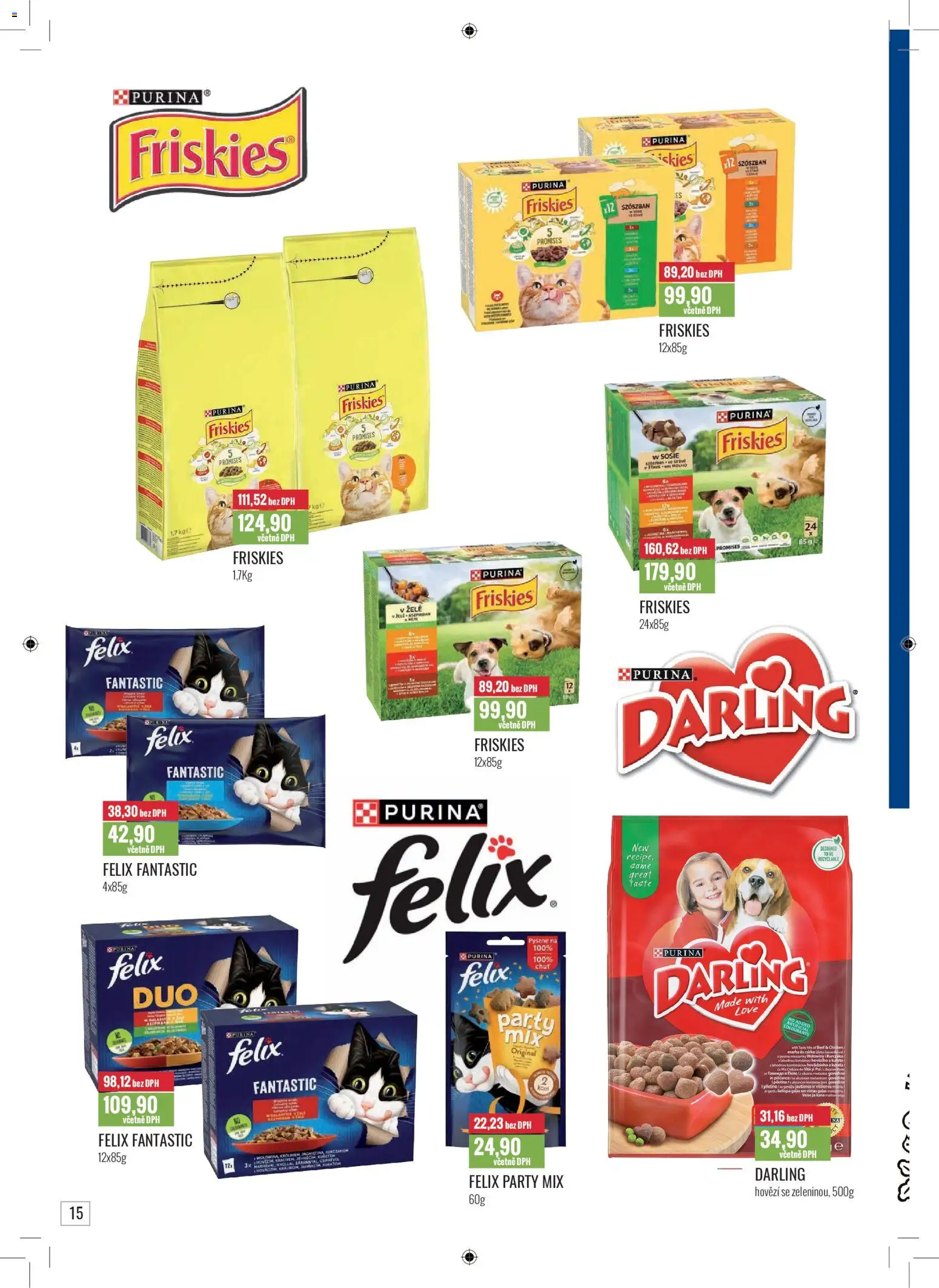 Ratio leták od 01.12.2025 | Strana: 16 | Produkty: Hovězí, Felix fantastic, Purina, Darling