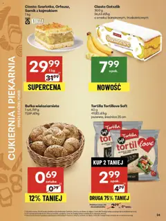 Delikatesy Centrum Gazetka od 31.07.2025 | Strona: 24 | Produkty: Ciasto, Piekarnia, Tortilla, Bułka