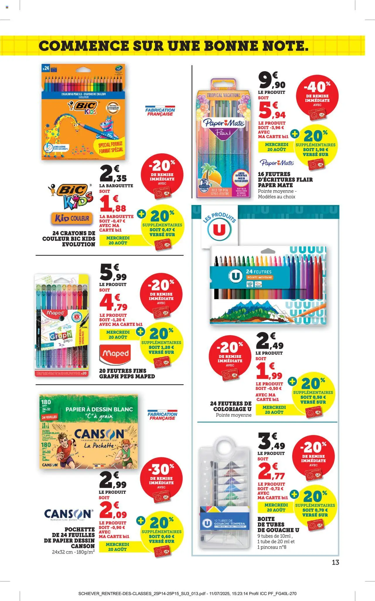  | Page: 13 | Produits: Pinceau, Crayons de couleur