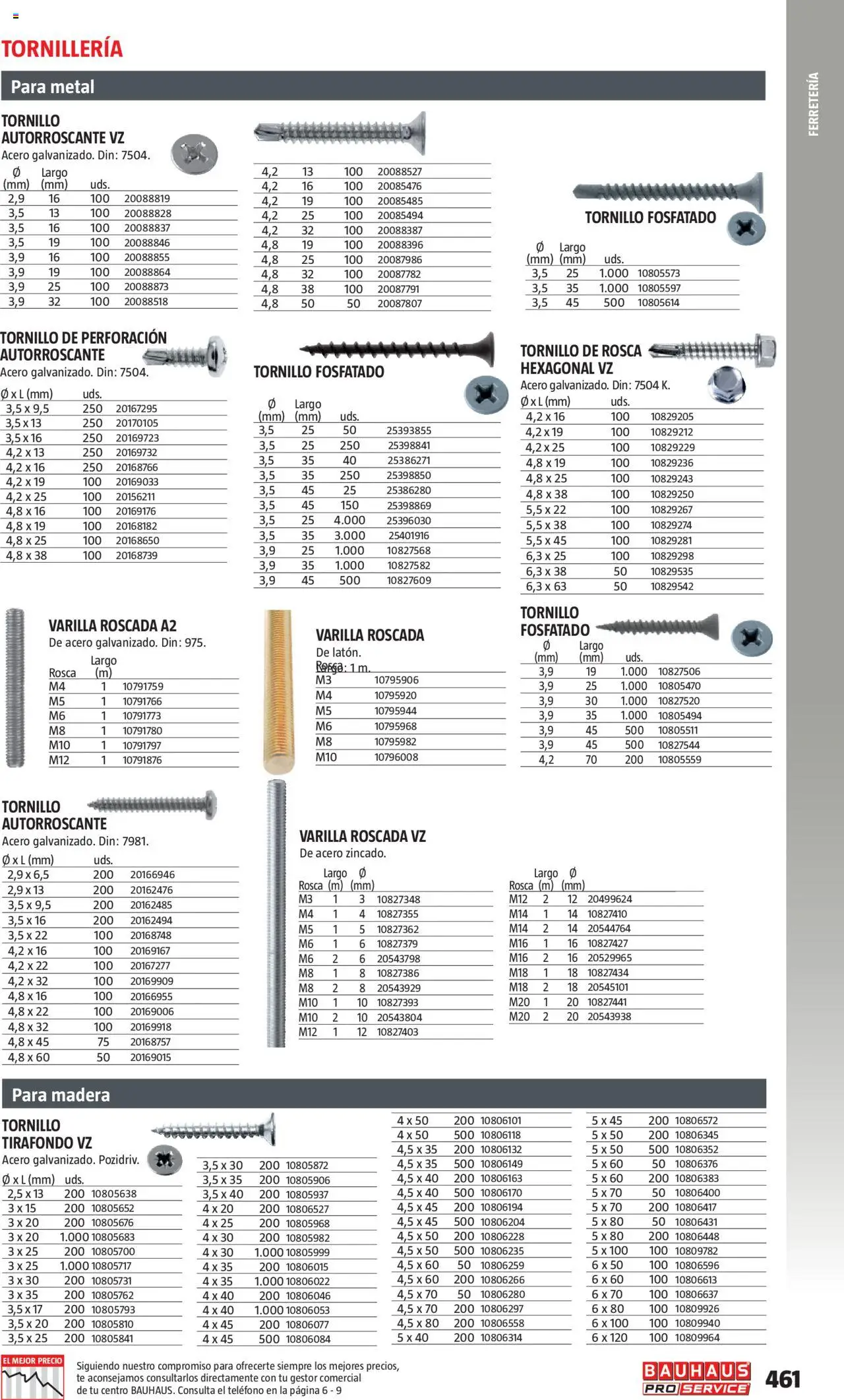 Bauhaus - ProService  │ válido desde el 24.02.2025 | Página: 461 | Productos: Té, Teléfono