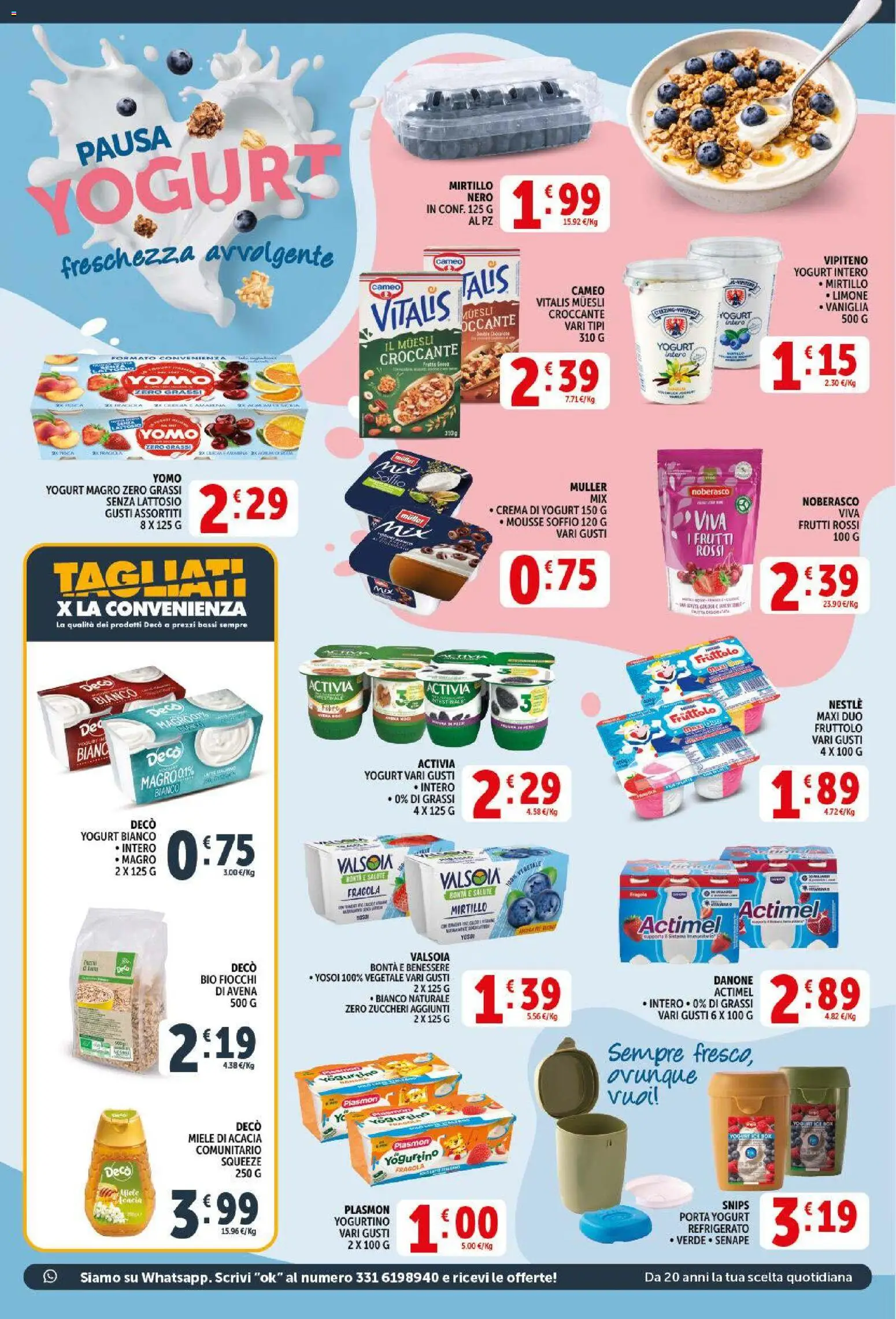 Volantino Decò del 09.04.2026 | Pagina: 9 | Prodotti: Crema, Fiocchi, Limone, Olio