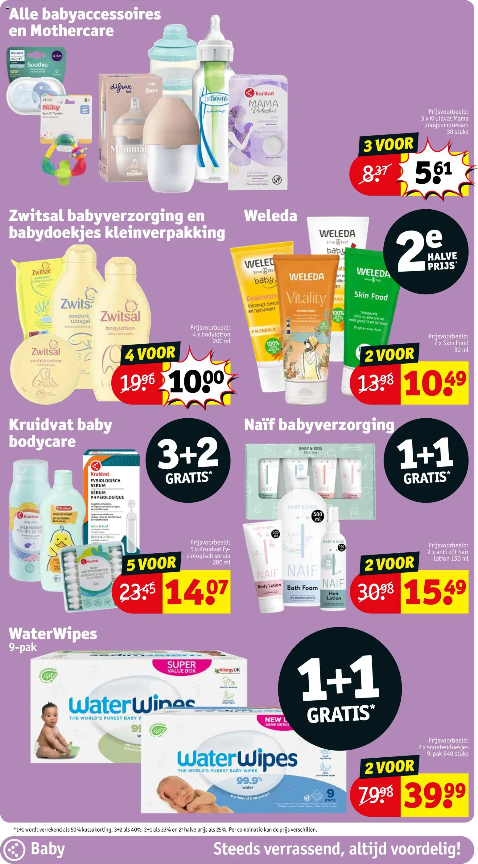 {H1} | Pagina: 17 | Producten: Babydoekjes, Pads, Fruit, Crème