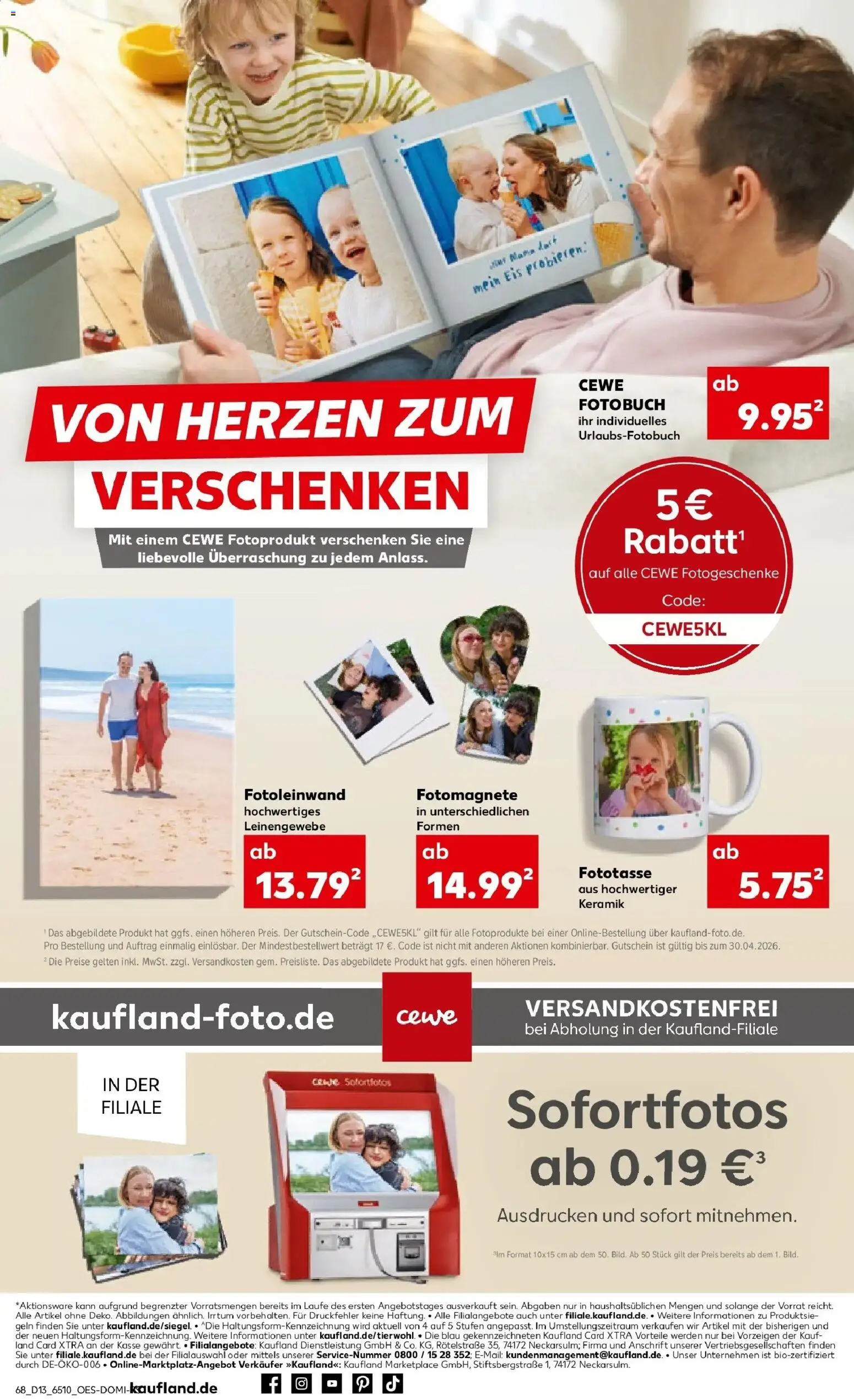 Kaufland Prospekt Mayen	 – gültig ab 26.03.2026 | Seite: 68 | Produkte: Eis