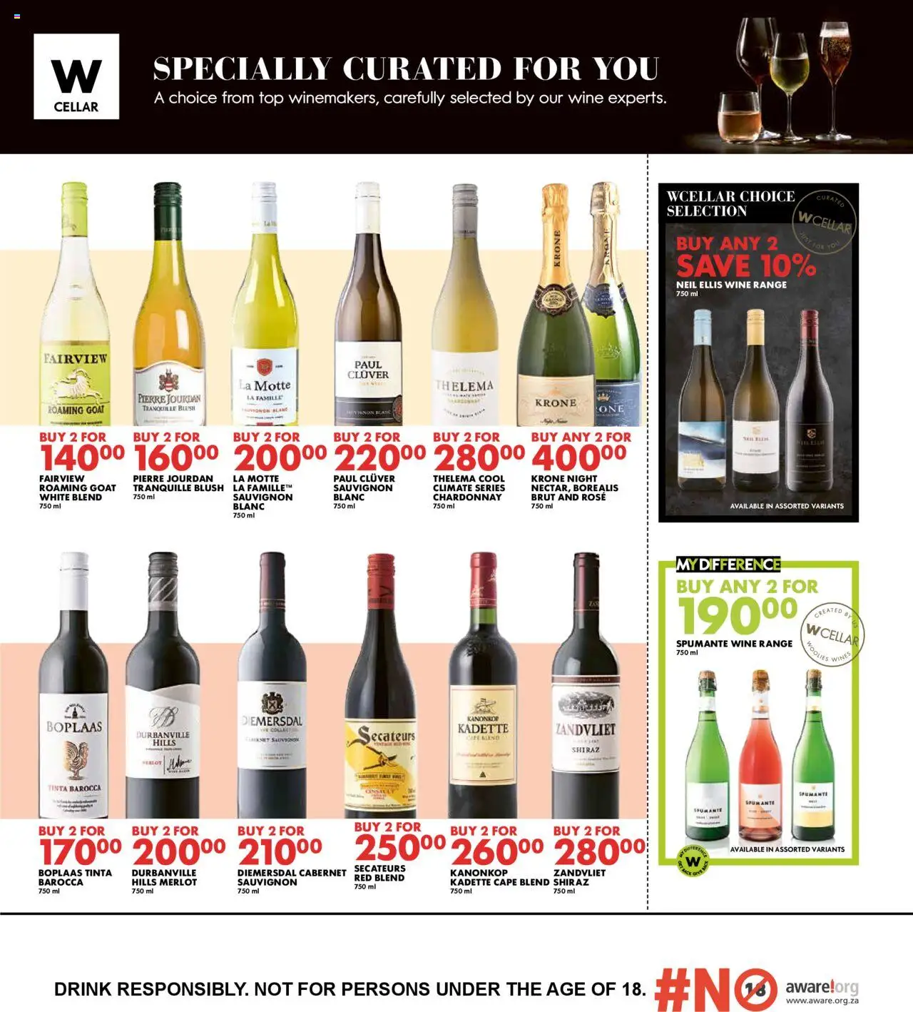 Woolworths Daily Difference - KwaZulu-Natal │ valid from 21.07.2025 | Page: 9 | Products: Wine, Blush