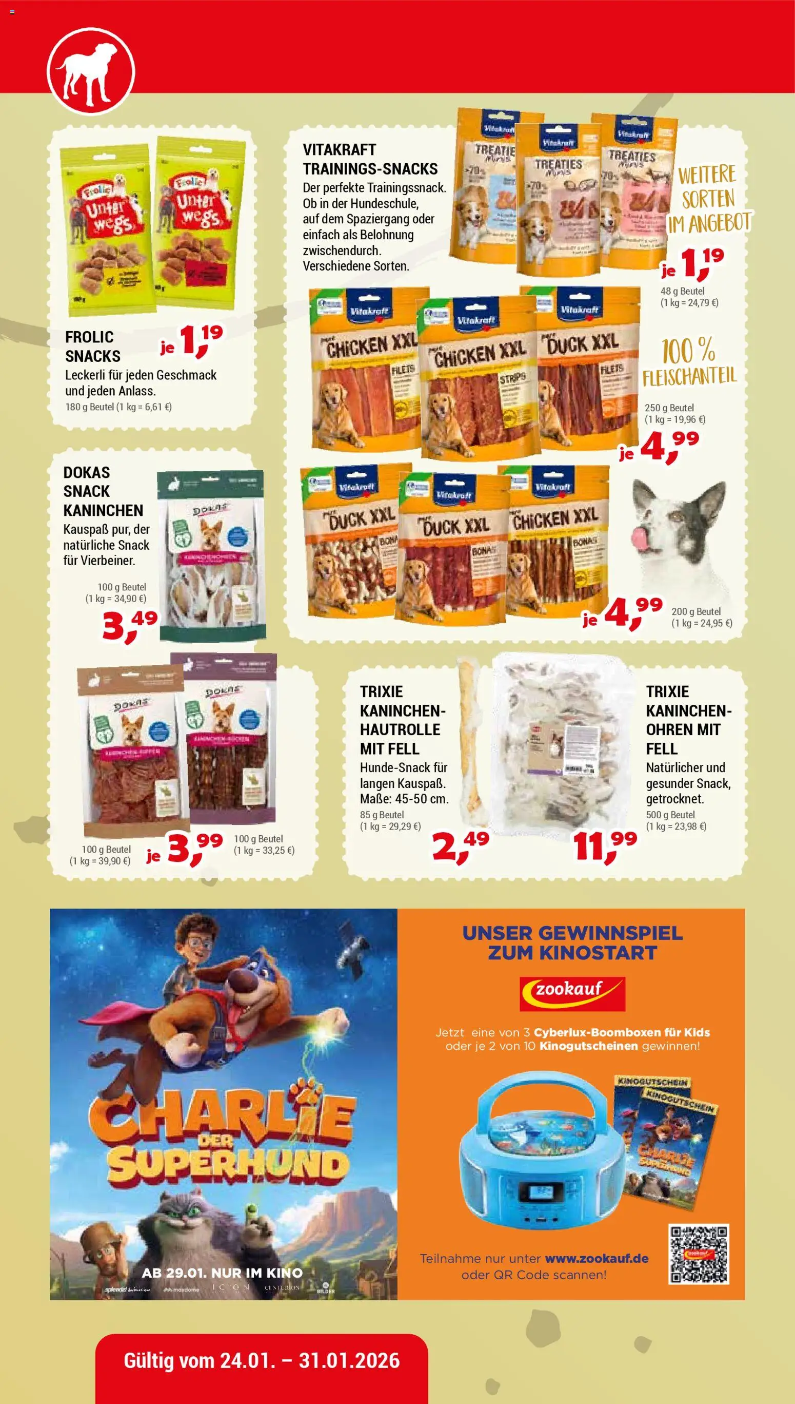 zookauf Prospekt 	 – gültig ab 24.01.2026 | Seite: 4 | Produkte: Kaninchen