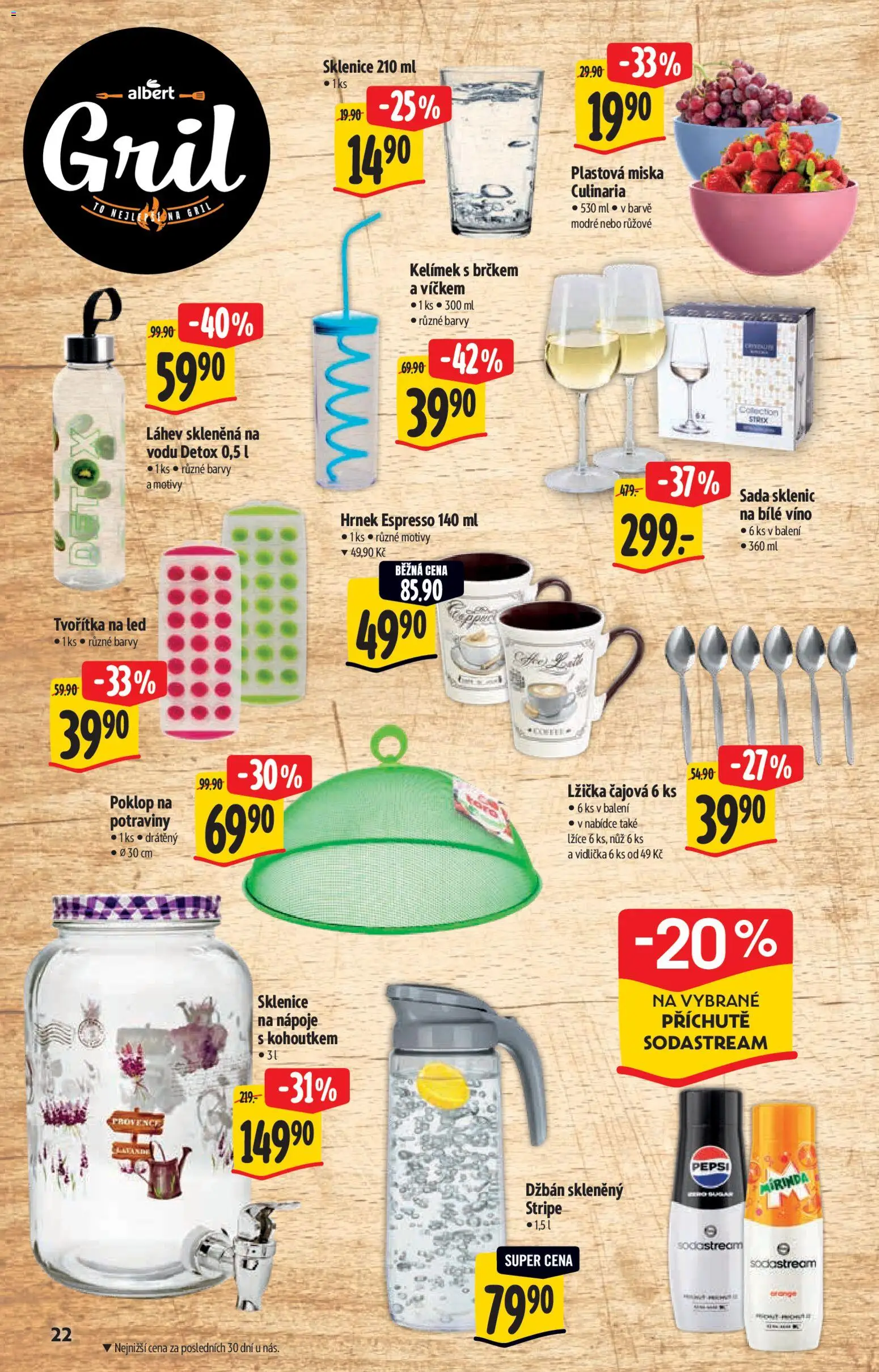 Albert katalog - Hypermarket od 22.04.2026 | Strana: 22 | Produkty: Vidlička, Džbán, Lžička, Barvy