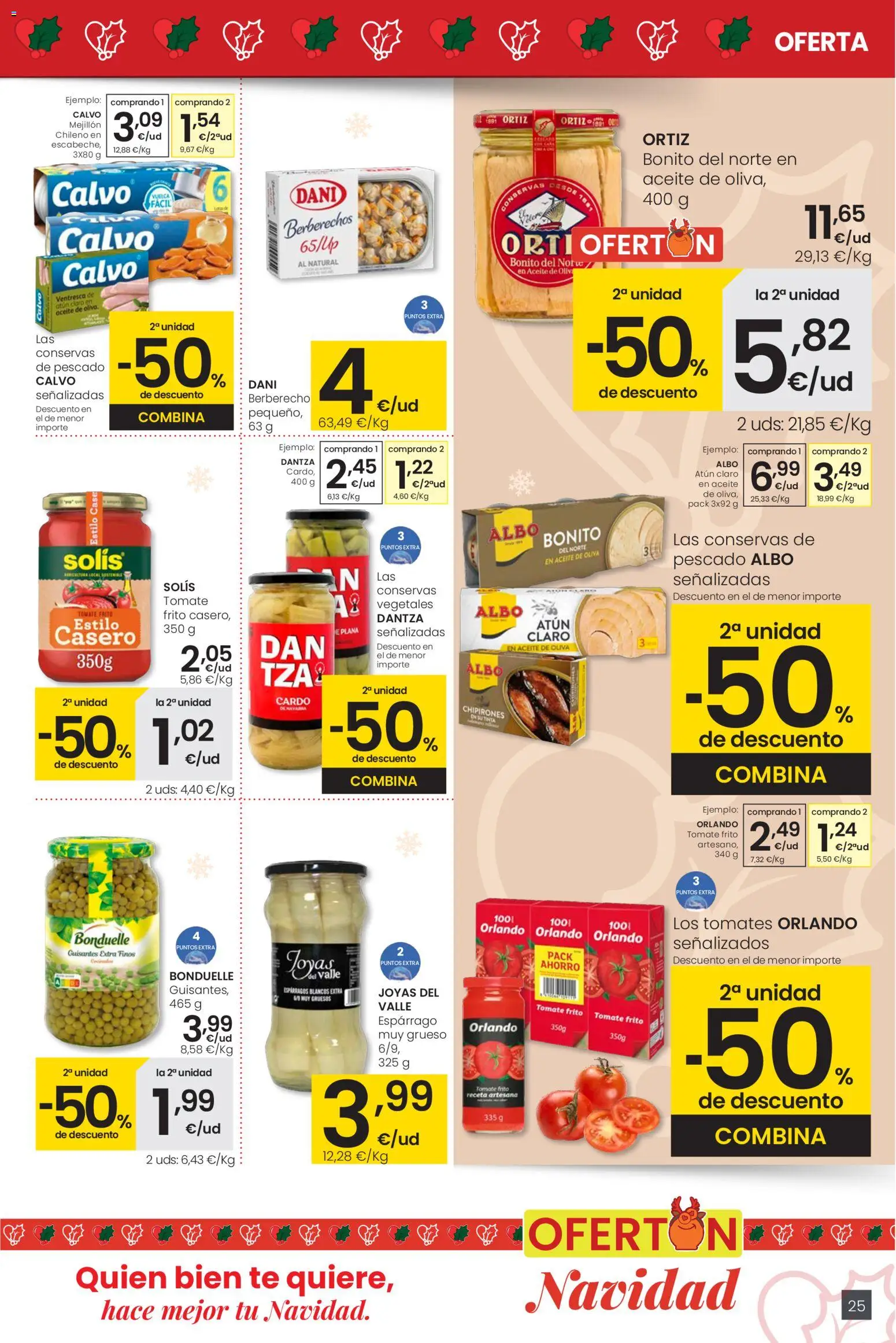 Eroski - Center │ válido desde el 18.12.2025 | Página: 25 | Productos: Berberechos, Aceite, Νερό καρύδας, Aceite de oliva