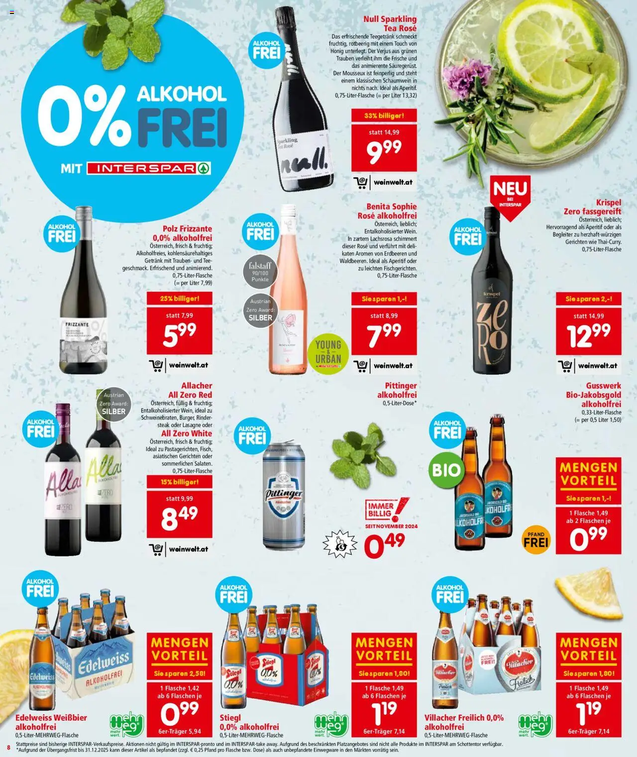 Interspar Flugblatt - Kärnten gültig ab 07.08.2025 | Seite: 8 | Produkte: Erdbeeren, Tee