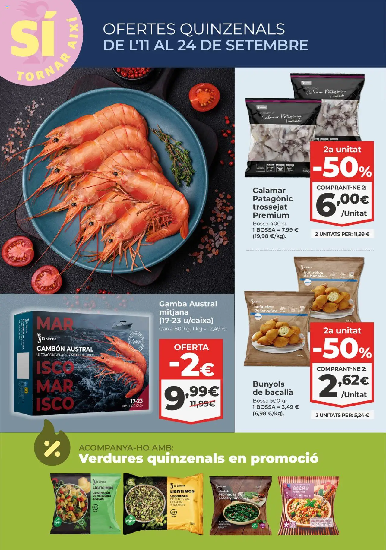 La Sirena - Cataluña │ válido desde el 11.09.2025 | Página: 4 | Productos: Πορσελάνη, Caja, Gamba
