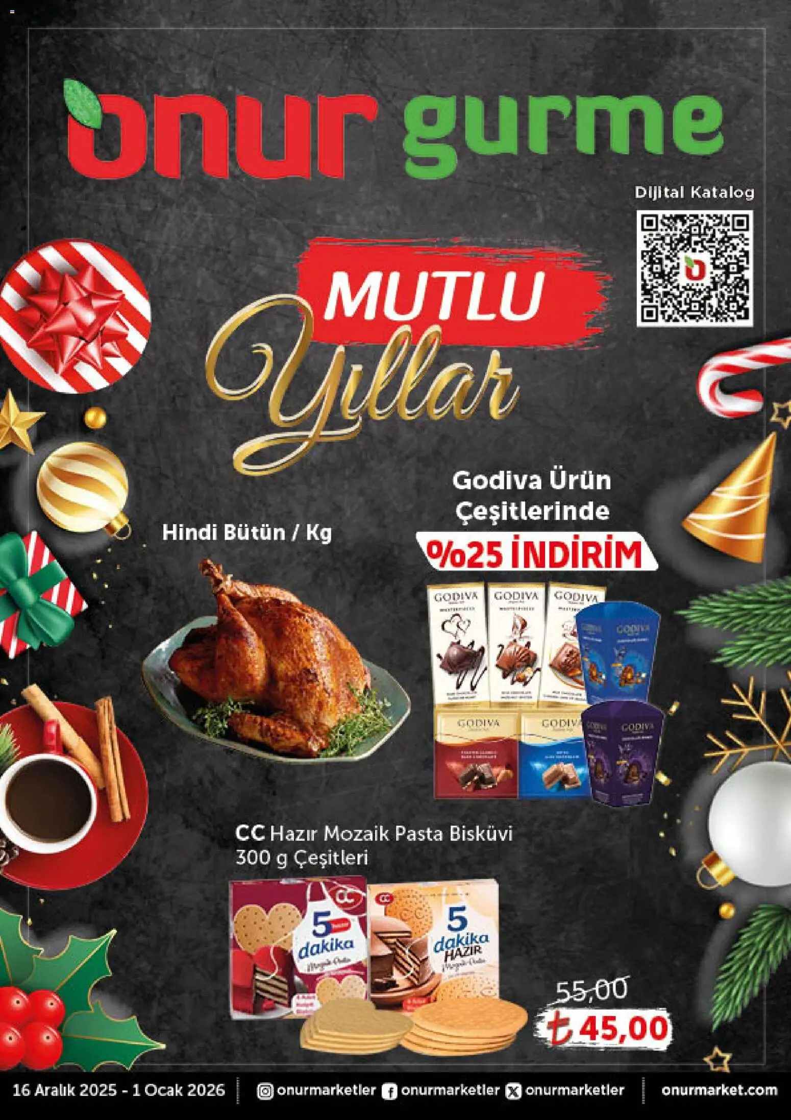 Onur Market Katalog - Gurme - 16.12.2025 tarihinden itibaren geçerlidir | Sayfa: 1 | Ürünler: Mozaik pasta, Ocak, Bisküvi