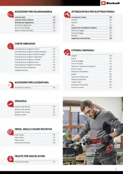 Anteprima del volantino Einhell volantino Accessori  valido a partire dal 17.03.2026 | Pagina: 5 | Prodotti: Trapano, Pinze, Smerigliatrice