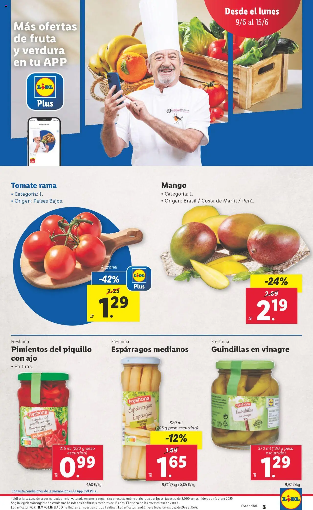 Lidl catálogo MAD │ válido desde el 09.06.2025 | Página: 3 | Productos: Νερό καρύδας, Peso, Ρούτερ, Δεξαμενή