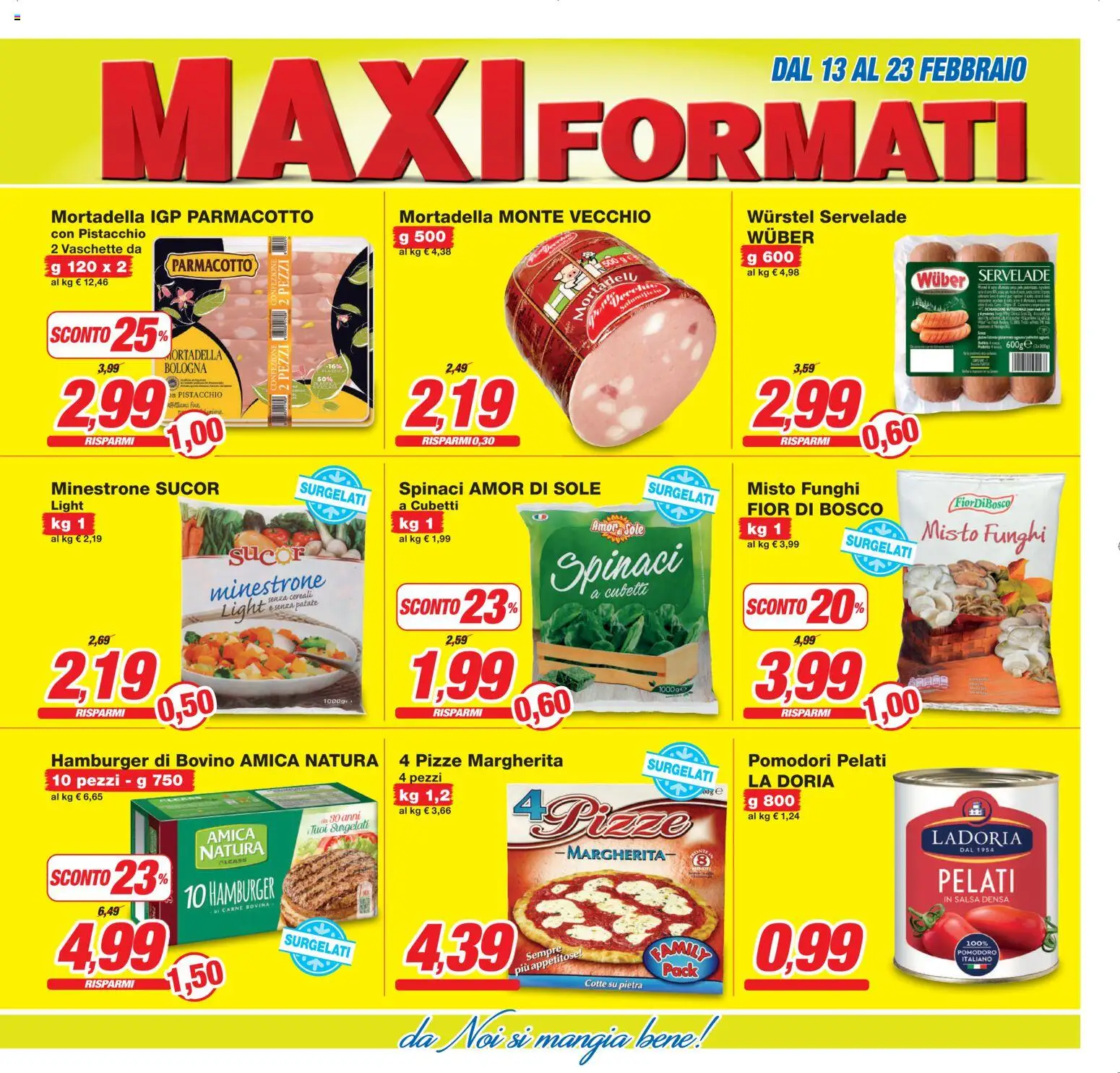 Volantino Prix del 13.02.2026 | Pagina: 3 | Prodotti: Bovino, Patate, Funghi, Vaschette