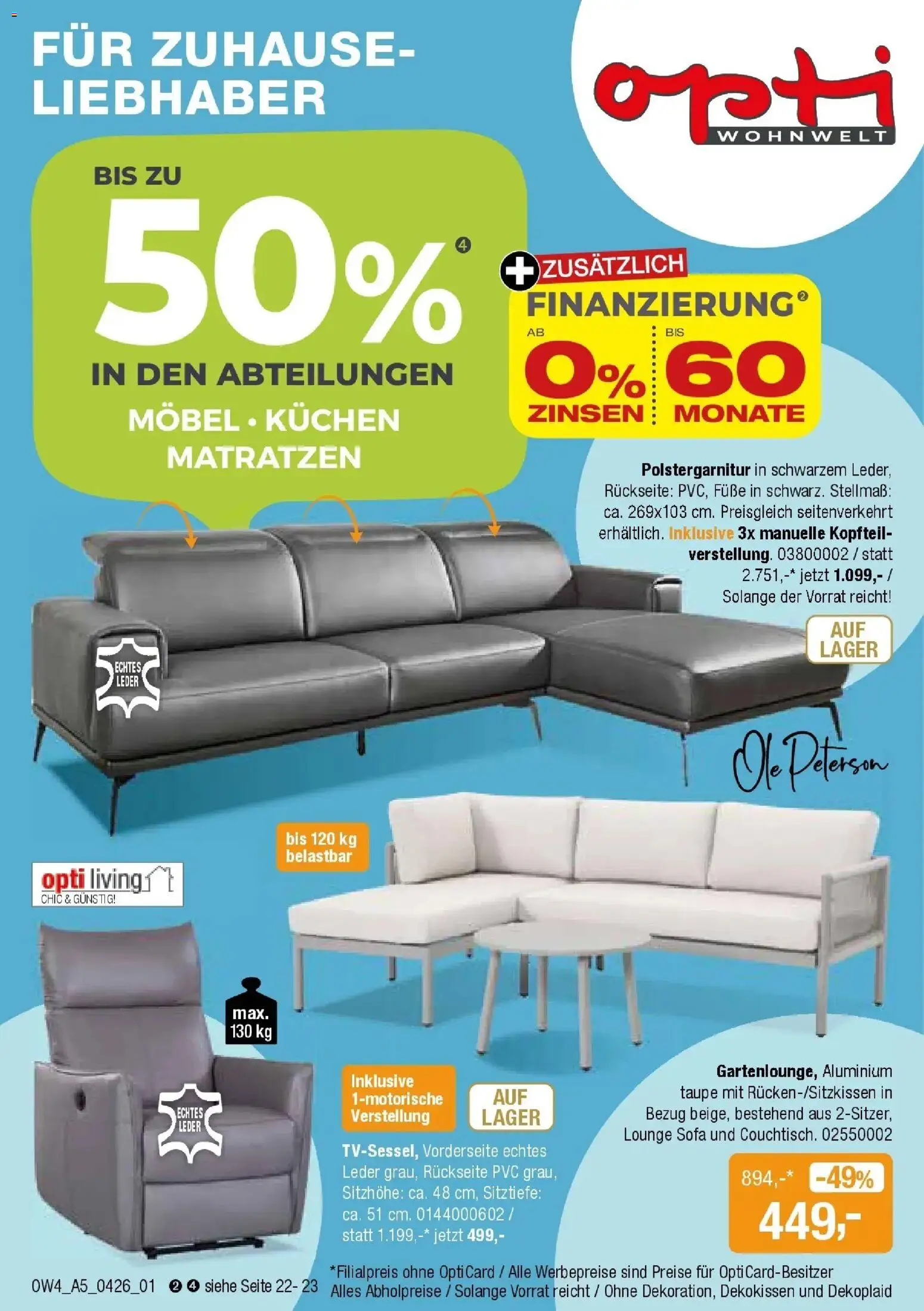 Angebote - Für Zuhause-Liebhaber – gültig ab 01.04.2026 | Seite: 1 | Produkte: Sofa, Kuchen