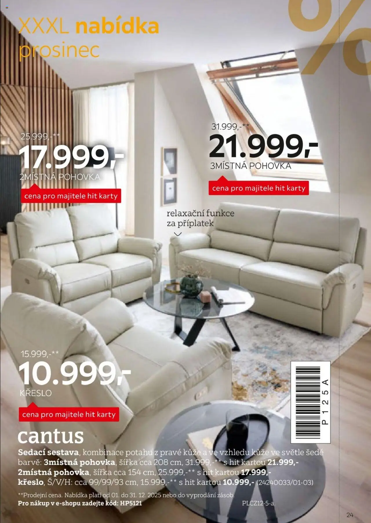 XXXLutz leták - Být věrným zákazníkem se vyplatí od 01.08.2025 | Strana: 24 | Produkty: Pohovka, Křeslo, Karty