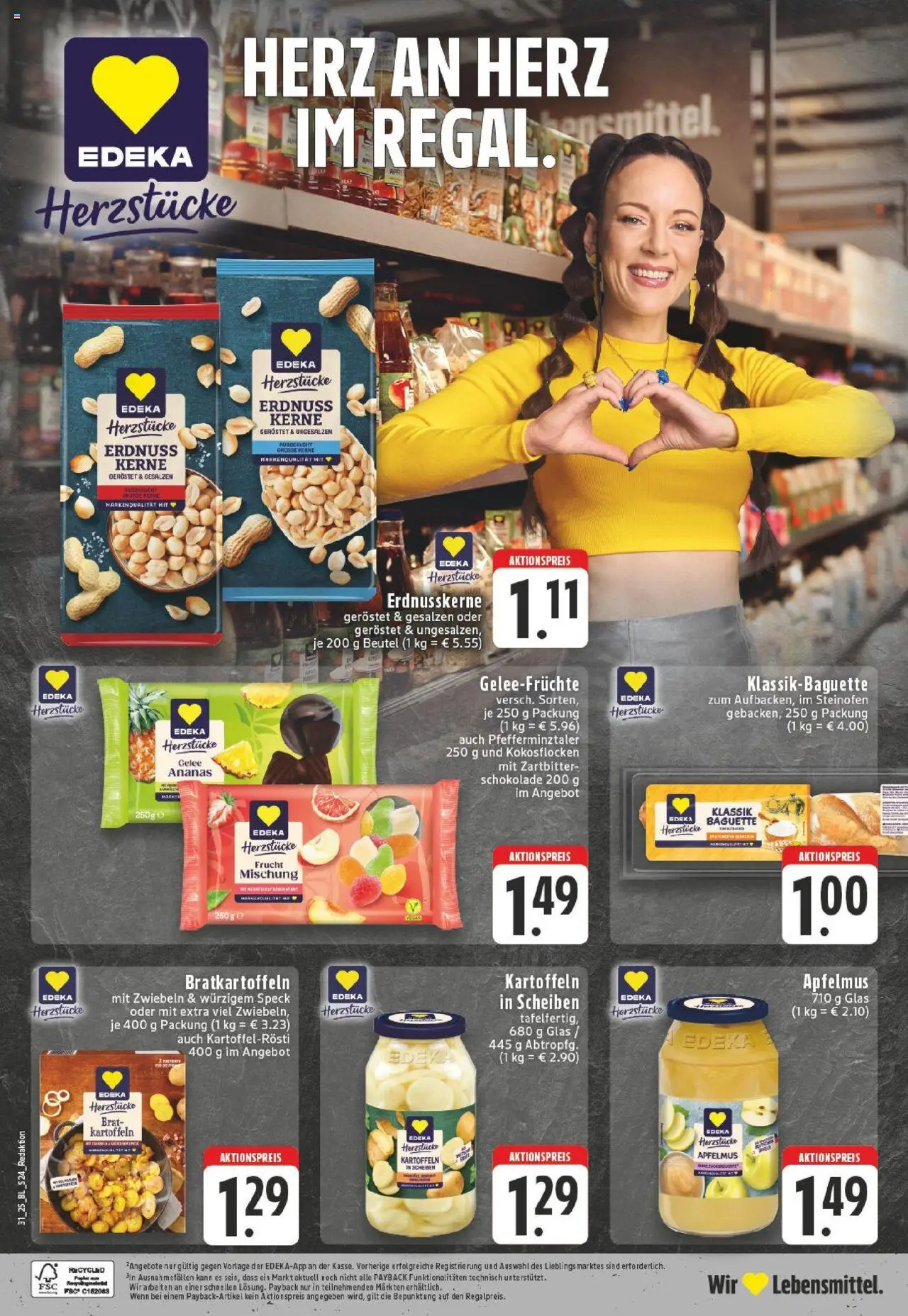 Edeka prospekt Frechen	 - gültig ab dem 27.07.2025 | Seite: 24 | Produkte: Schokolade, Baguette, Kartoffeln, Zwiebeln