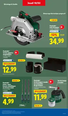 LIDL - Prévisualisation de Parkside® Scie circulaire, Scie circulaire valide à partir de 19.02.2026 | Page: 41