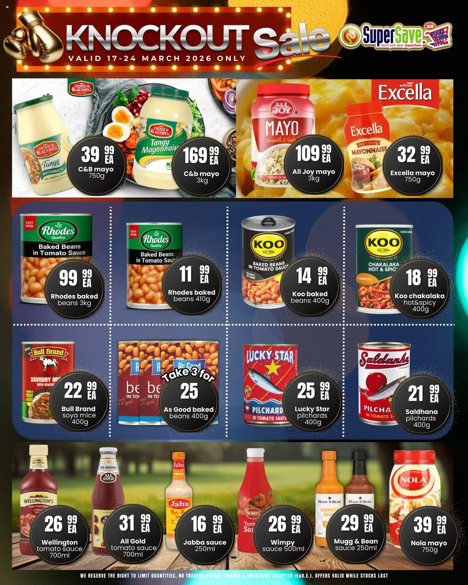 New Super Save catalogue – valid from 17.03.2026 | Page: 21 | Products: Pilchards, Beans, Baked beans, Sauce