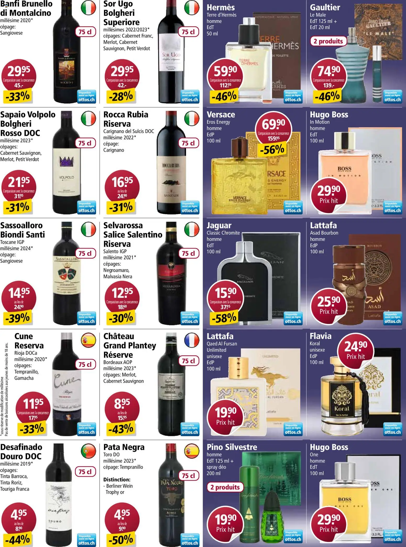 Otto's Aktionen FR – gültig ab 25.03.2026 | Seite: 4 | Produkte: Toilette, Wein, Bourbon