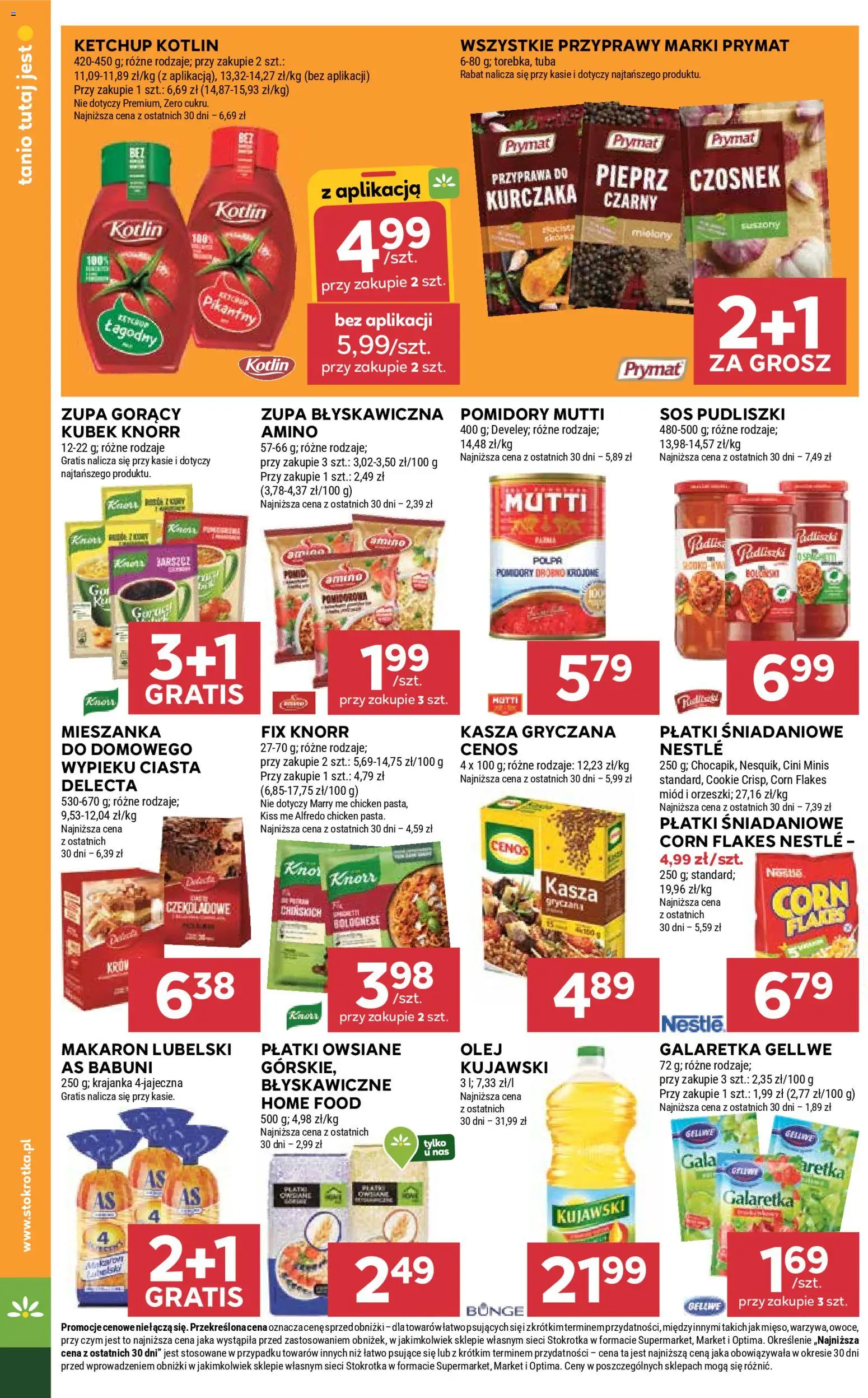 Stokrotka Gazetka od 26.02.2026 | Strona: 30 | Produkty: Czosnek, Miód, Płatki owsiane, Stokrotka