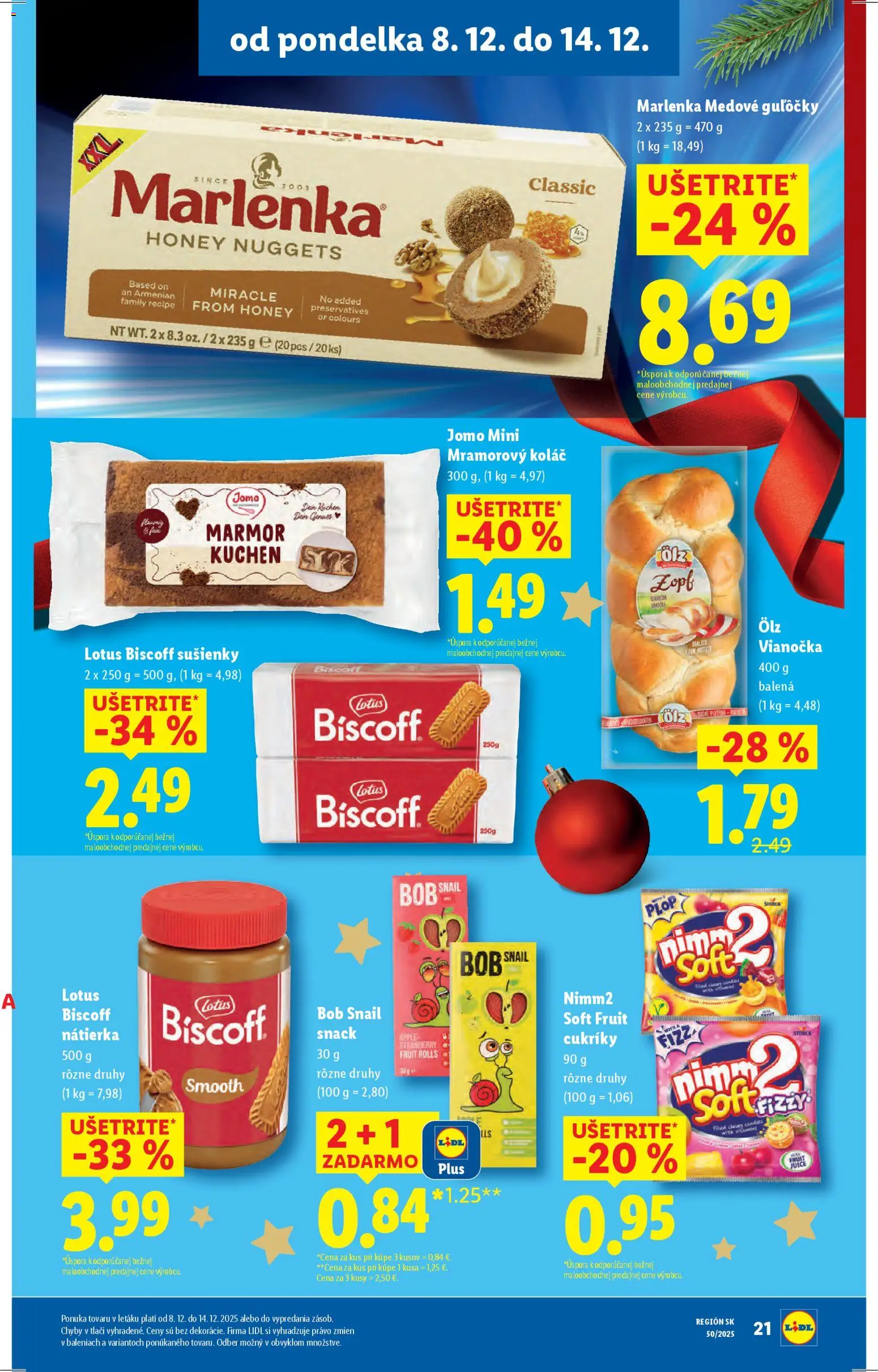Nové Lidl akcie – leták je platný od 11.12.2025 | Strana: 57 | Produkty: Vianočka, Koláč, Apple, Cukríky