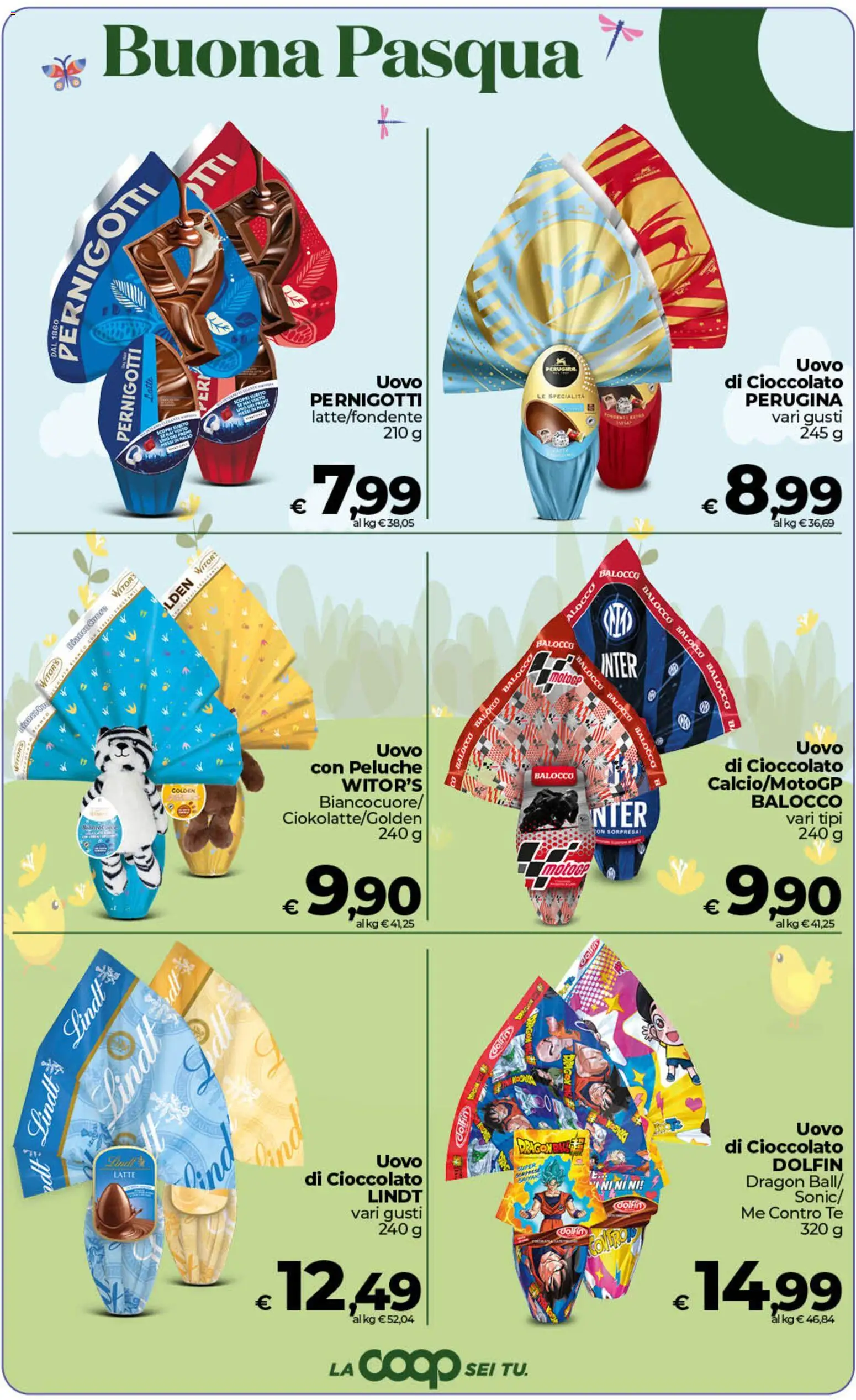 Volantino COOP del 26.03.2026 | Pagina: 2 | Prodotti: Peluche, Cioccolato, Tè, Latte