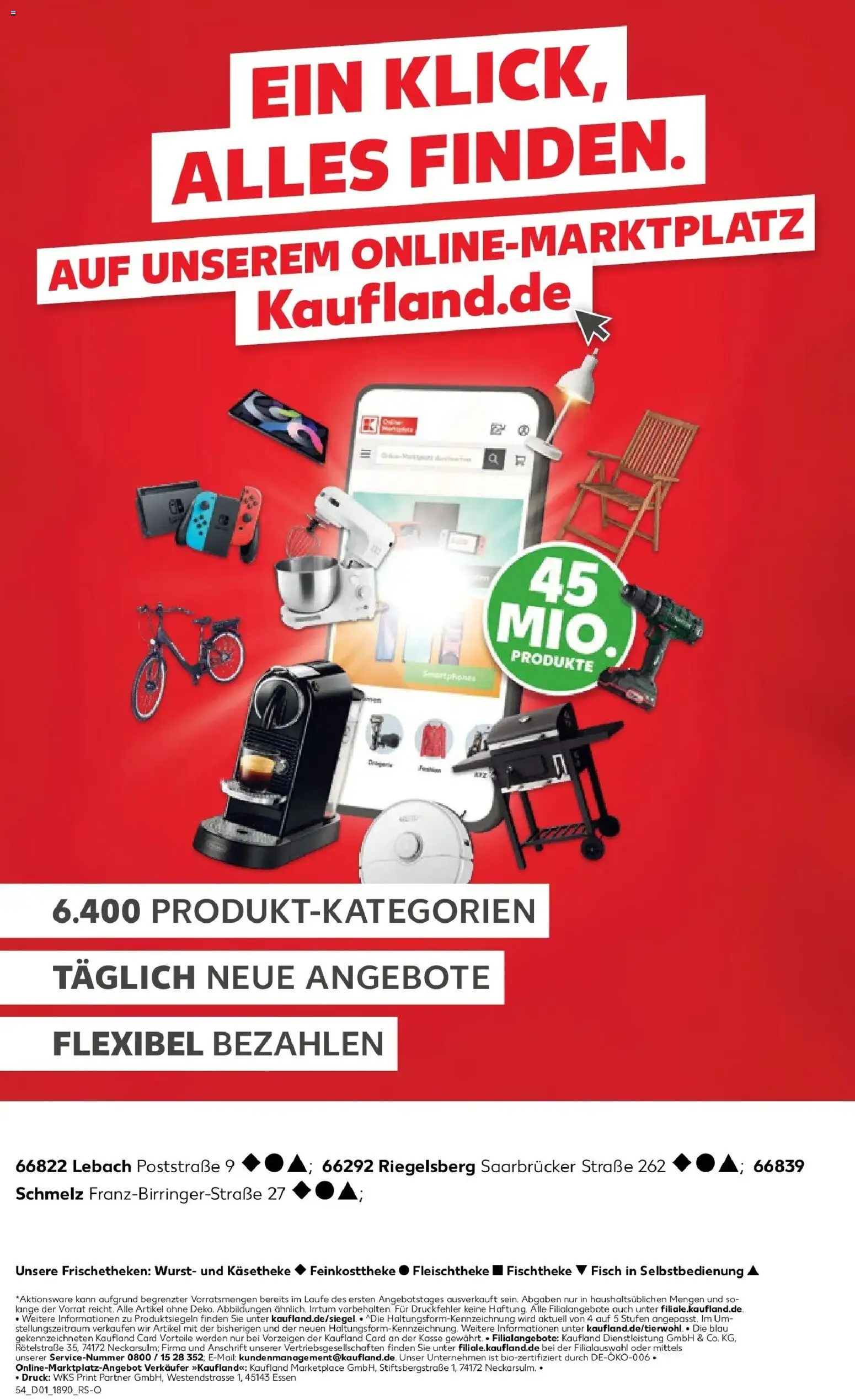 Kaufland prospekt Schmelz	 – gültig ab 05.01.2026 | Seite: 54 | Produkte: Smartphones, Wurst