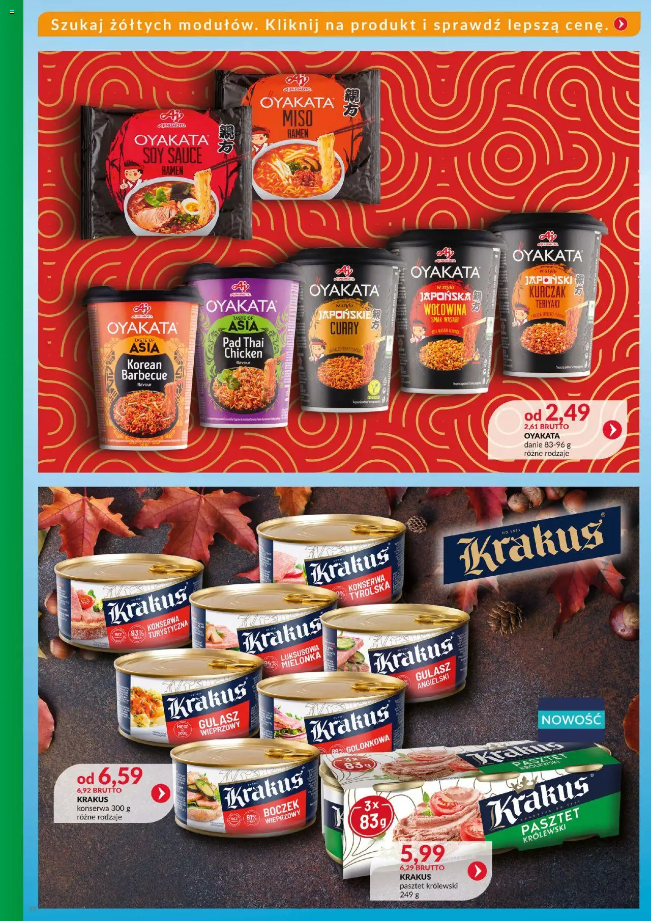 Eurocash Gazetka - Katalog Artykułów Spożywczych od 19.10.2025 | Strona: 39 | Produkty: Curry, Boczek wieprzowy, Wołowina teriyaki, Wołowina