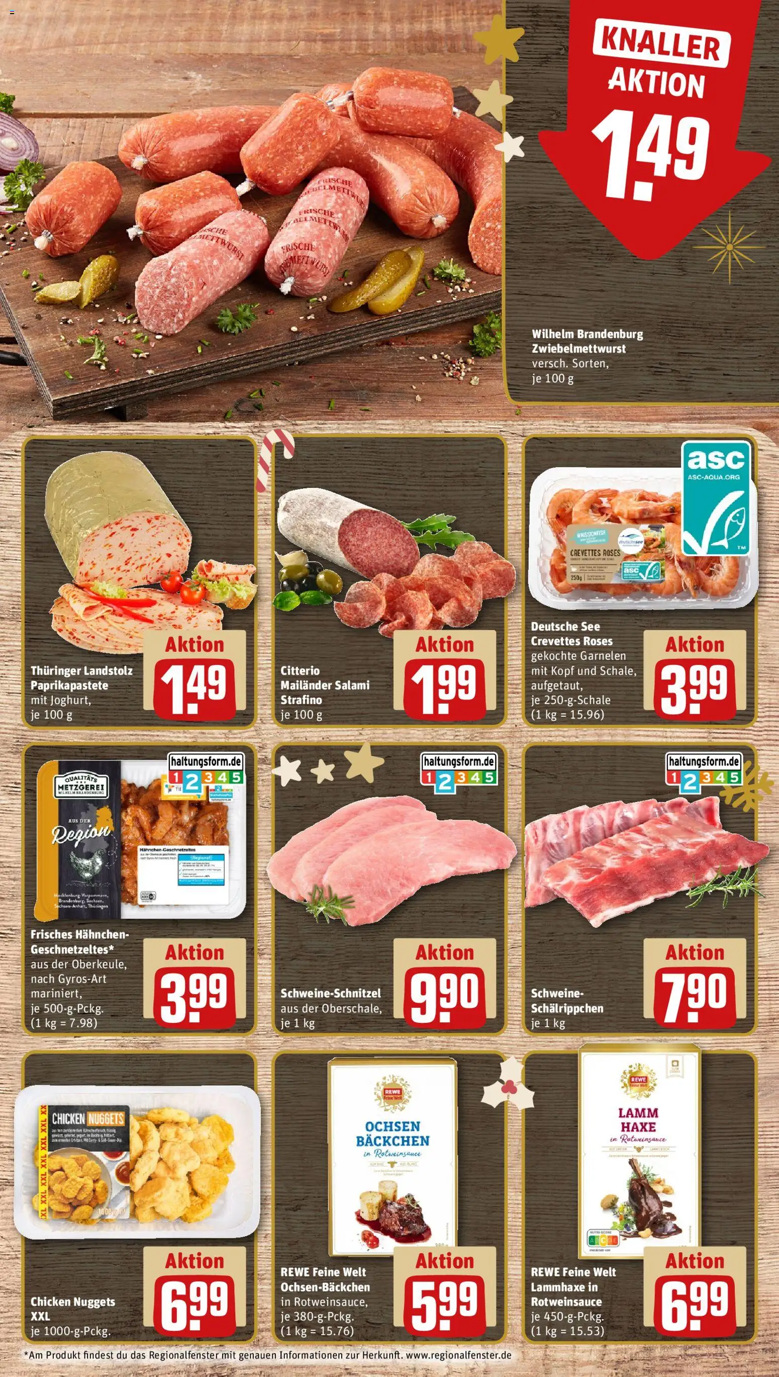 Penny Prospekt 	 – gültig ab 15.12.2025 | Seite: 10 | Produkte: Hahnchen, Garnelen, Salami