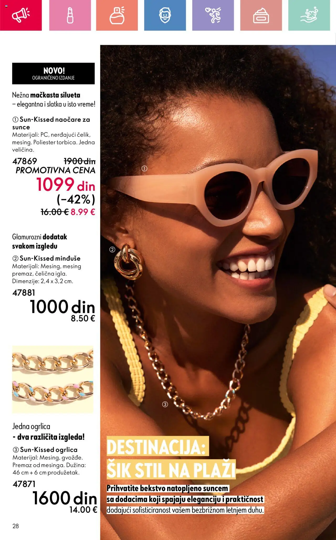 Oriflame katalog - važi od 22.06.2025 | Strana: 28 | Proizvode: Naočare