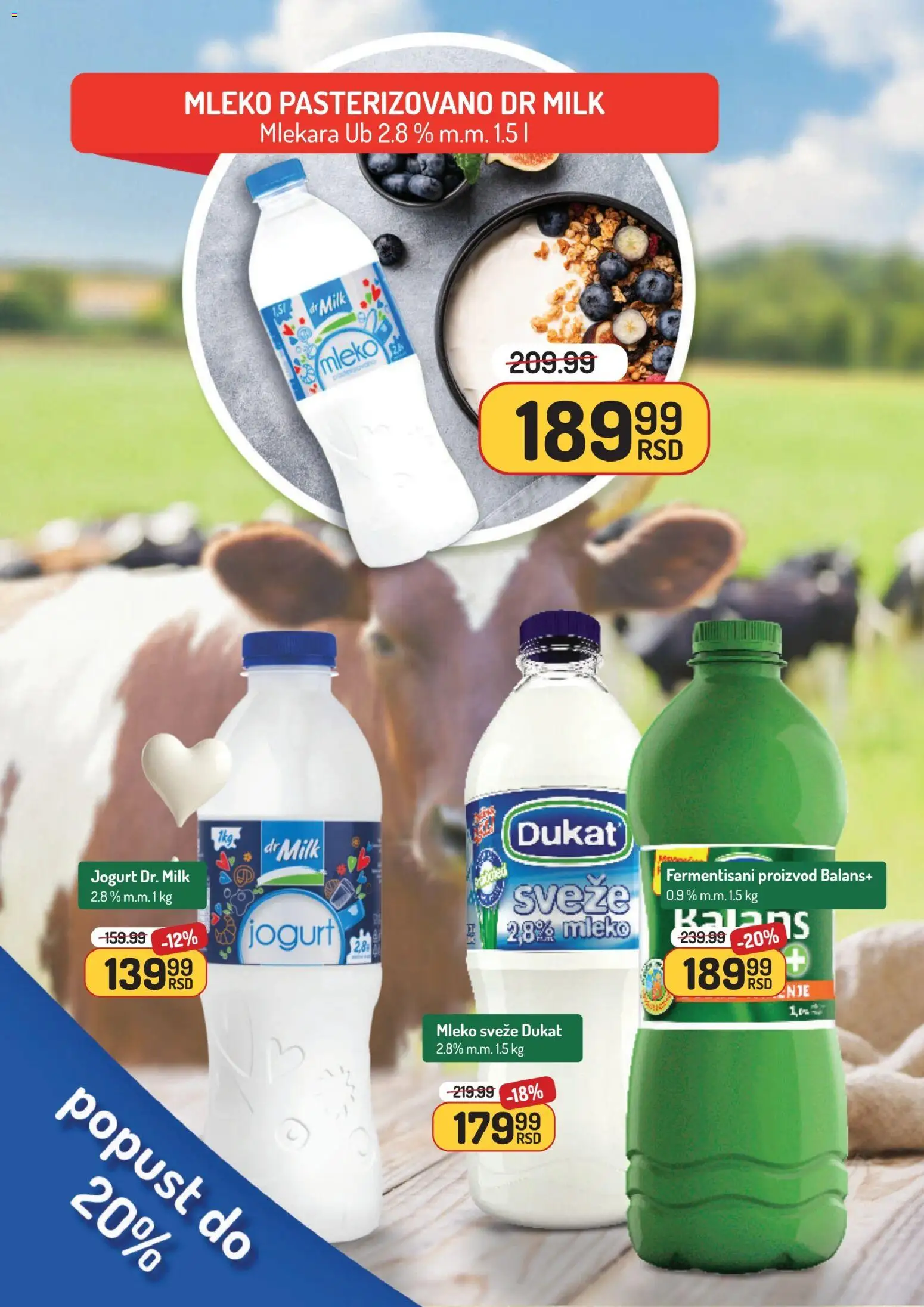 Aman katalog - važi od 24.11.2025 | Strana: 8 | Proizvode: Mleko, Jogurt