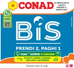 Anteprima del volantino Conad - Prendi 2 paghi 1 valido a partire dal 29.07.2025