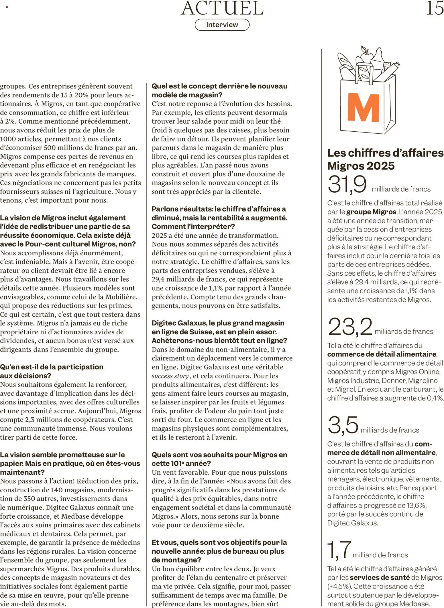 Migros Magazin FR – gültig ab 19.01.2026 | Seite: 15