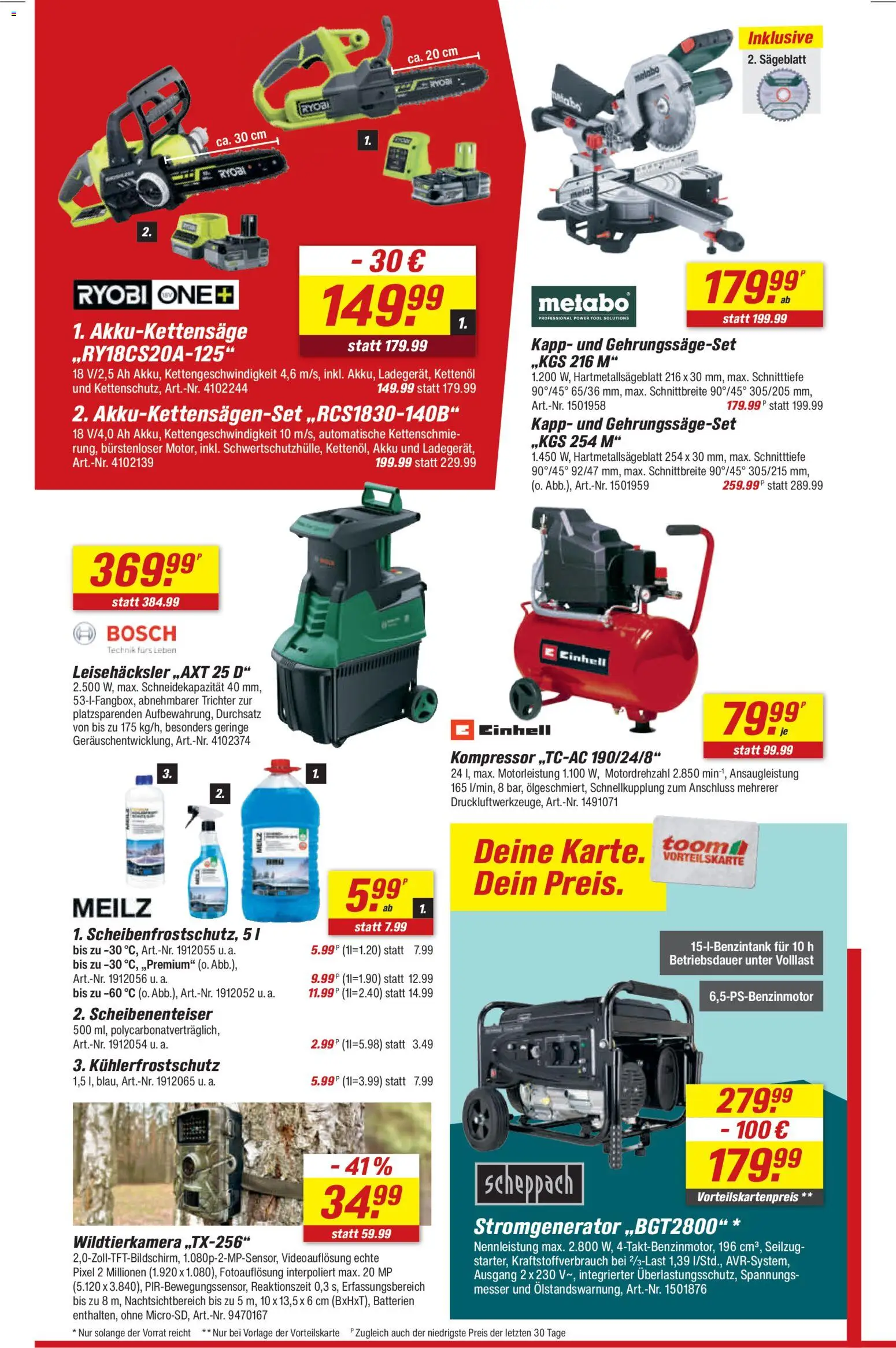 Toom Baumarkt Prospekt 	 – gültig ab 13.12.2025 | Seite: 8 | Produkte: Bosch, Batterien