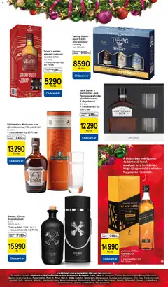 Tesco Karácsonyi katalógus - amely érvényes a következő dátumtól: 06.11.2025 | Oldal: 13 | Termékek: Whiskey, Rum, Whisky, Zokni