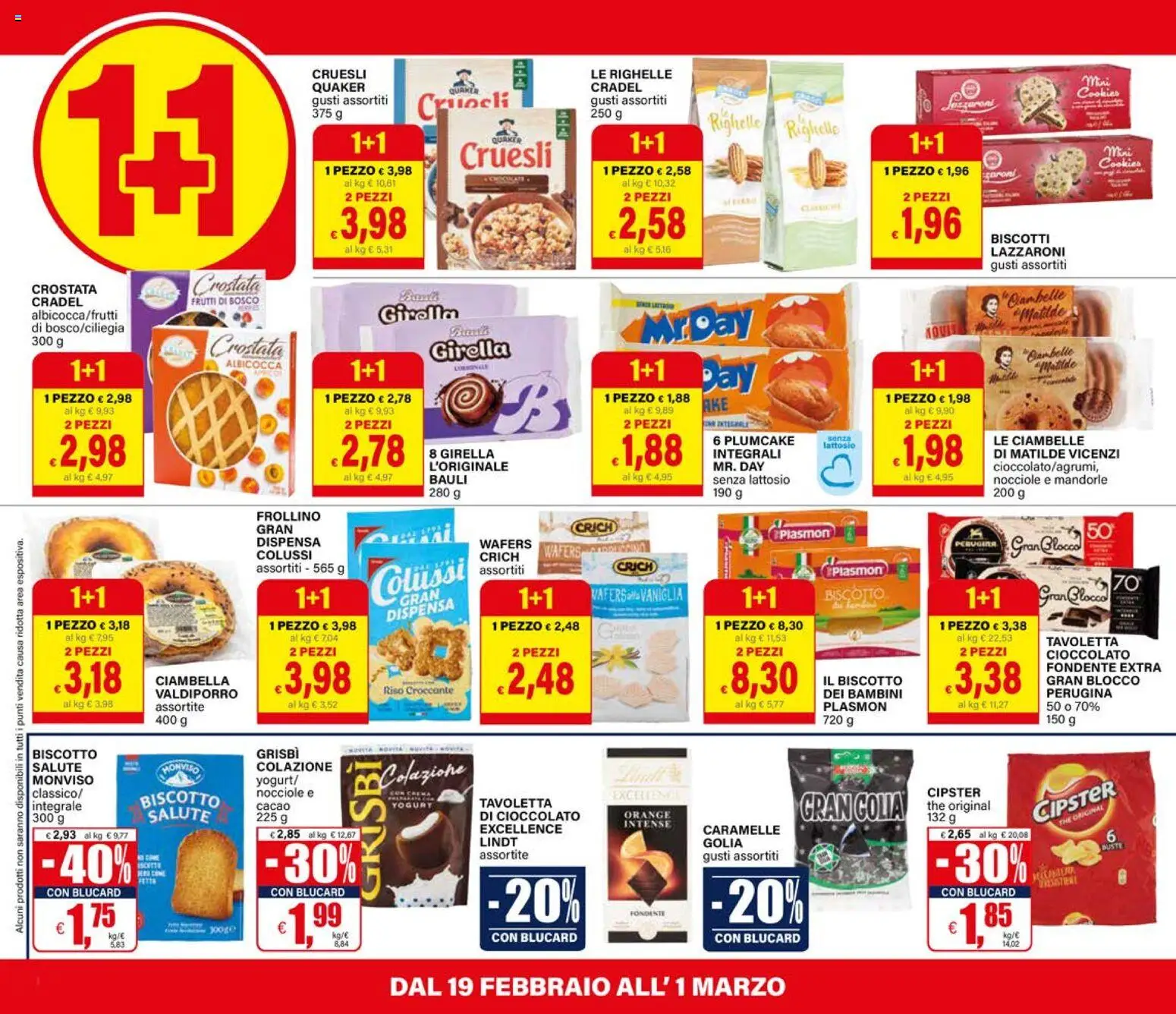 Volantino Il Gigante del 19.02.2026 | Pagina: 10 | Prodotti: Yogurt, Caramelle, Nocciole, Cacao