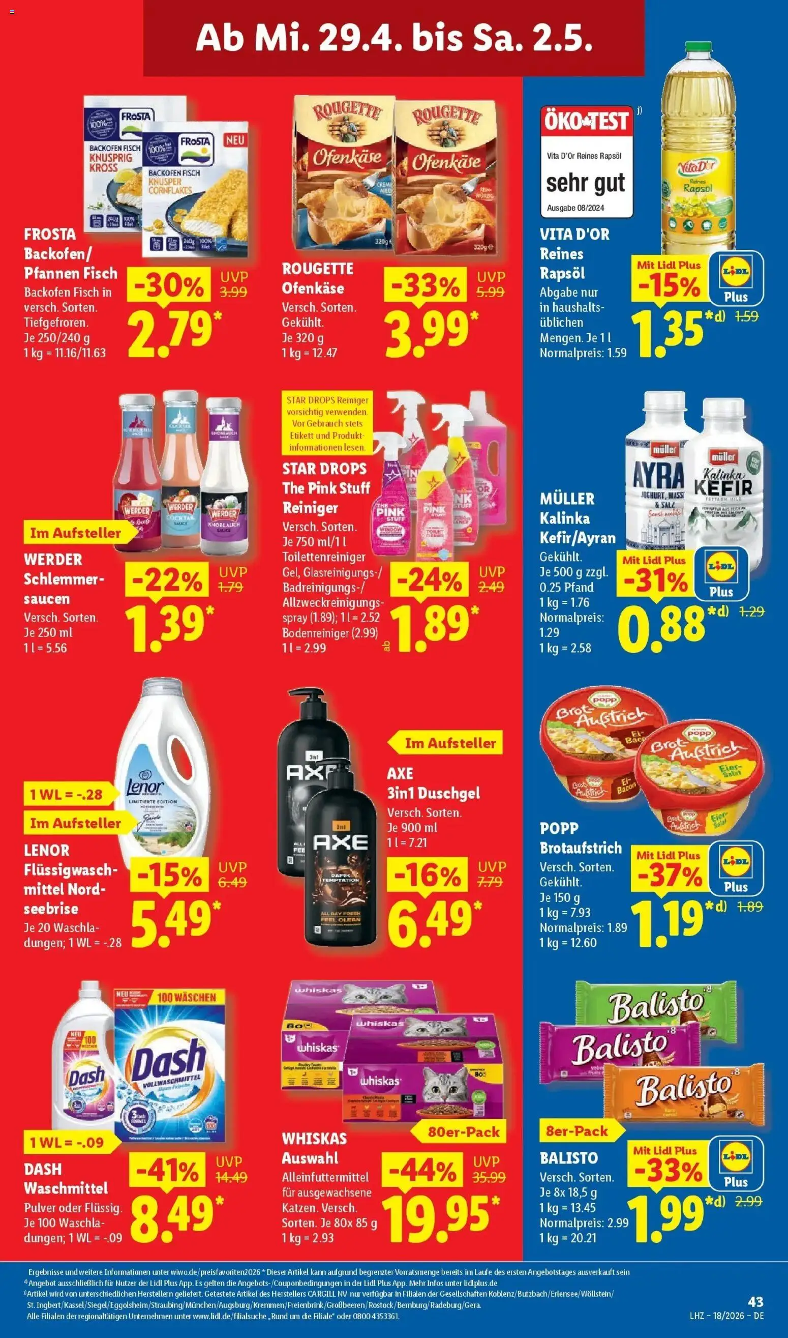 Lidl Německo leták od 27.04.2026 💥 Nenechte si ujít TOP nabídky! ⭐ | Česko