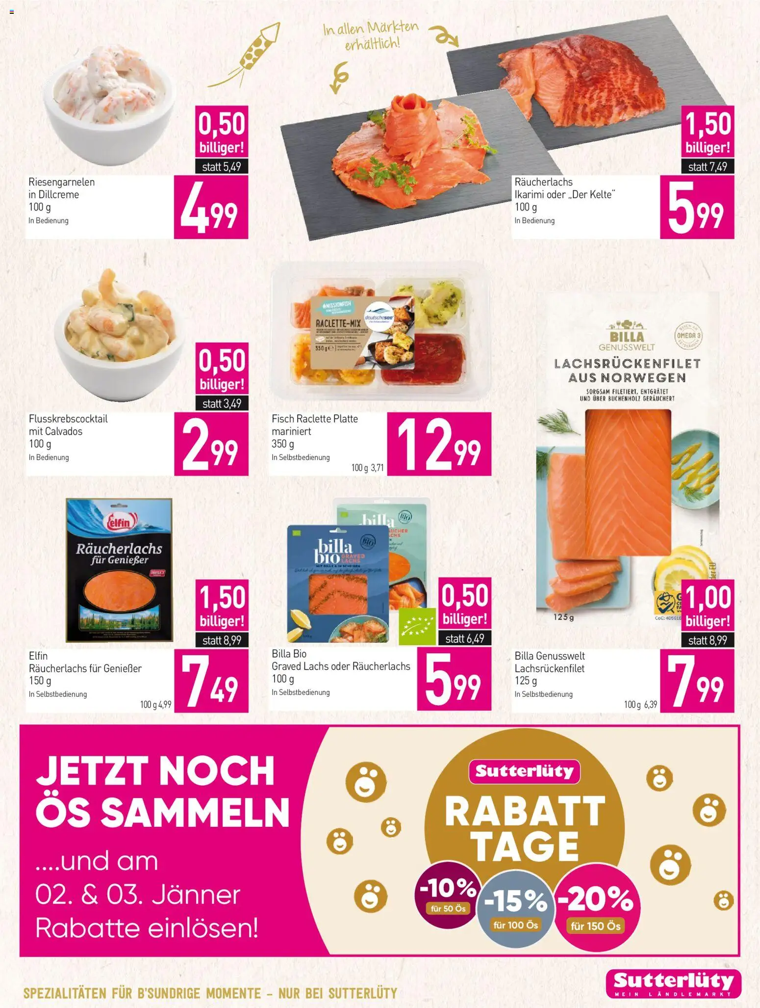 Sutterlüty Flugblatt gültig ab 27.12.2025 | Seite: 13 | Produkte: Fisch